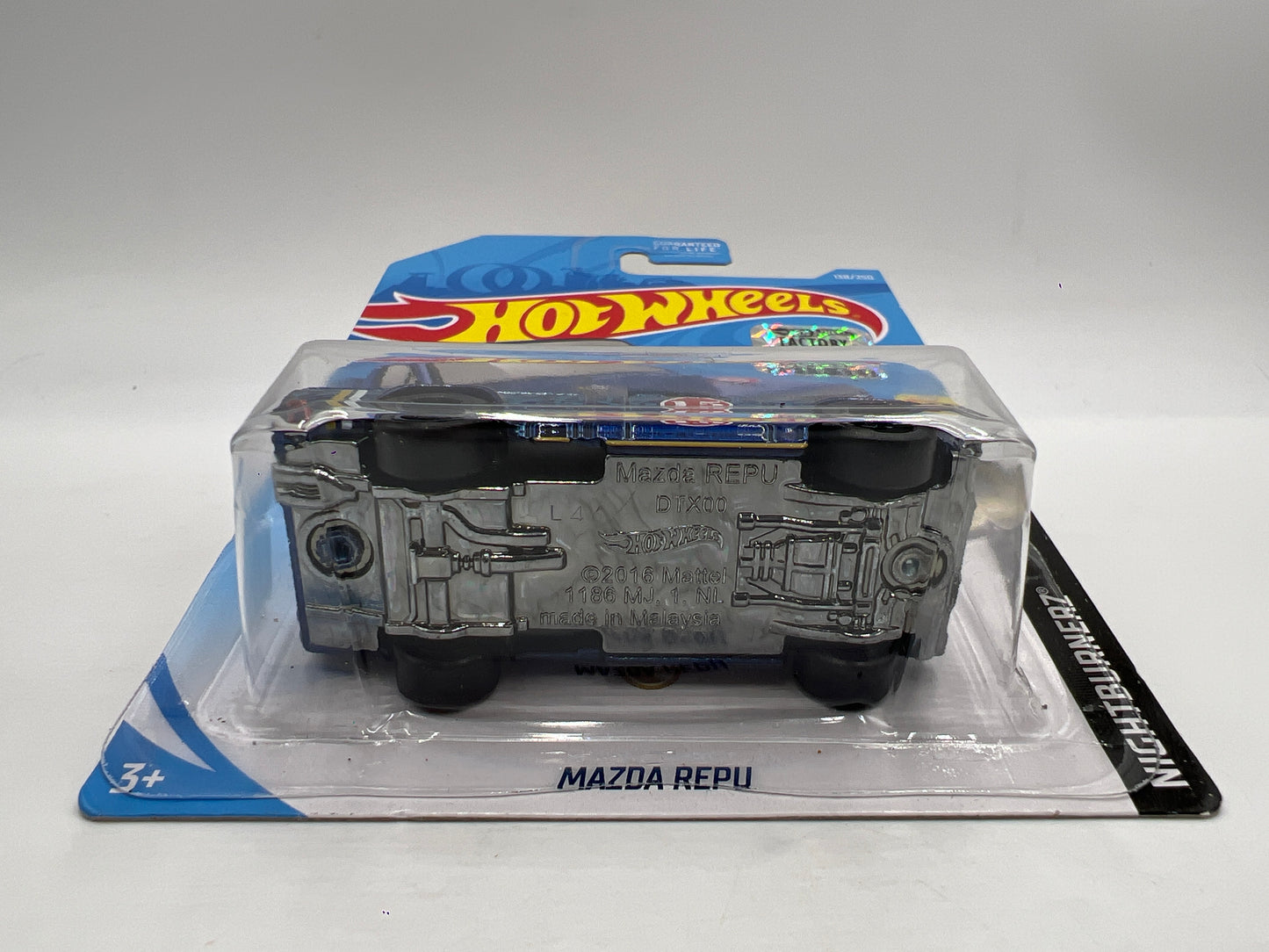 2019 Hot Wheels Factory Sealed Super Treasure Hunt #138 Mazda Repu Blue W/Protector