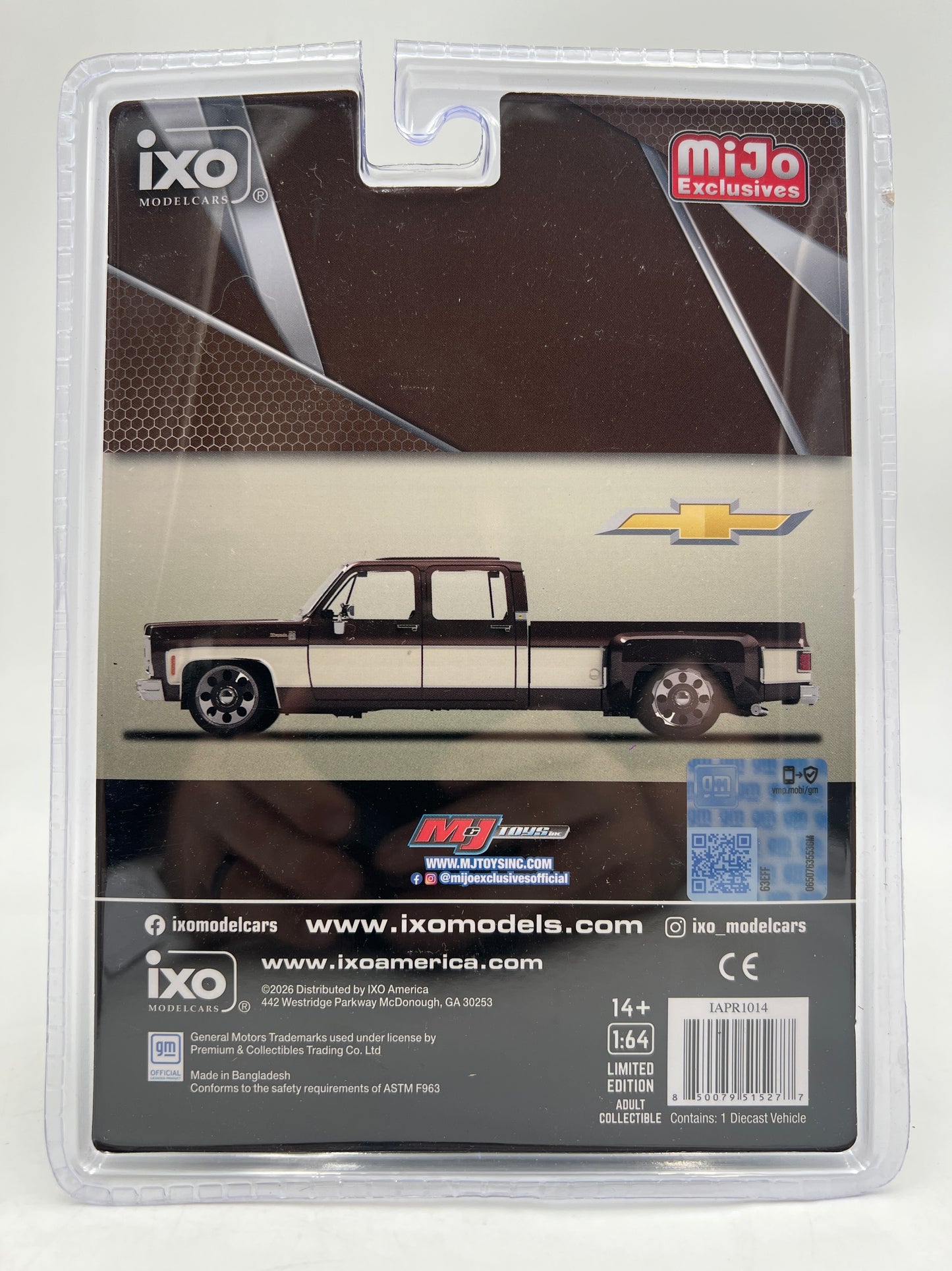 IXO Models MiJo Exclusives CHASE 1979 Chevrolet Silverado Dually