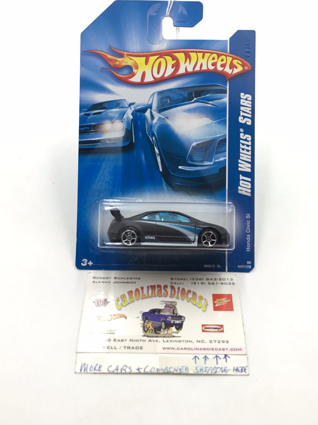 2008 Hot wheels #47 Honda Civic Si GG3