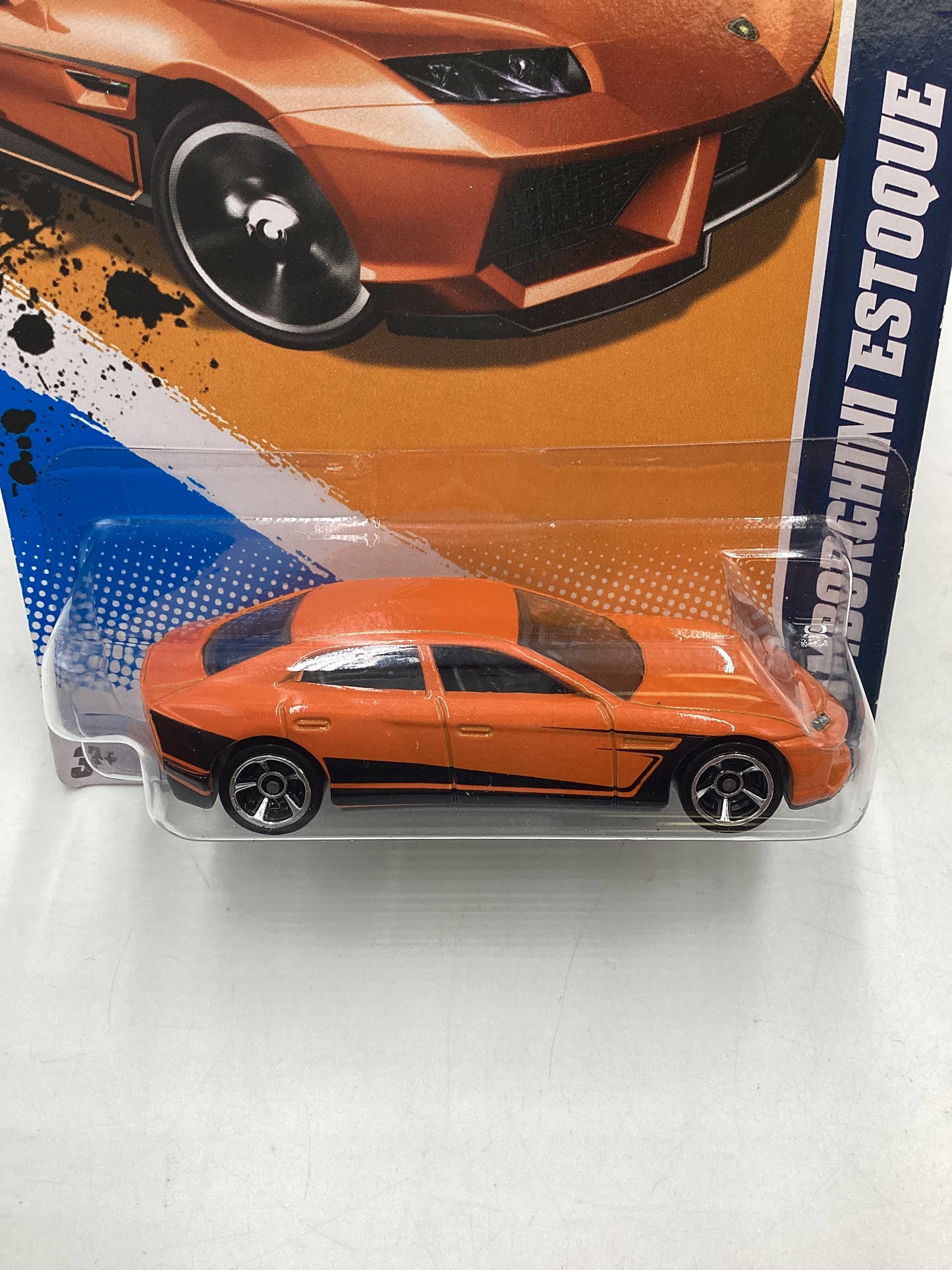 2012 Hot Wheels All Stars #128 Lamborghini Estoque Orange 101B