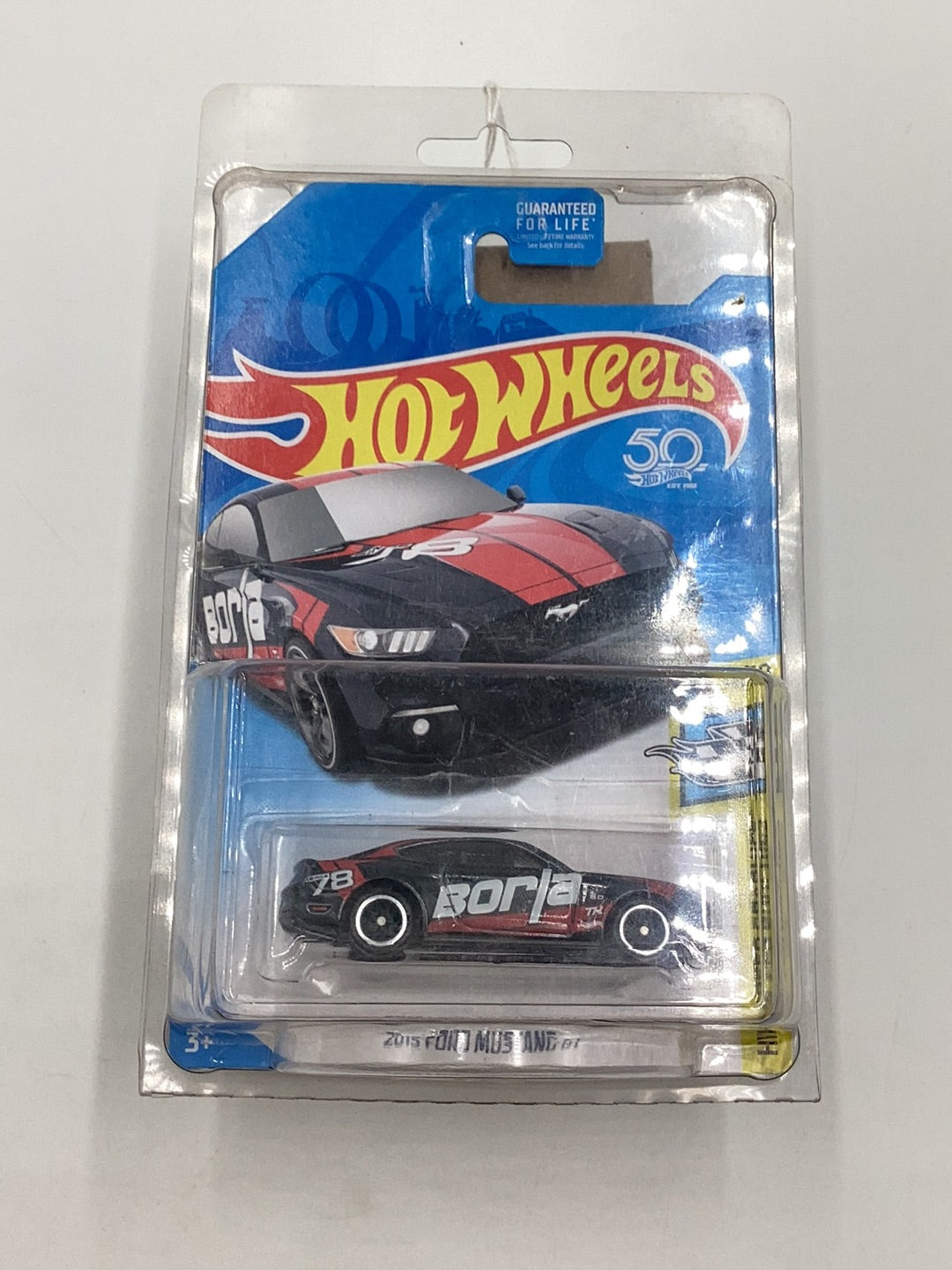 2018 hot wheels super treasure hunt 2015 Ford Mustang GT W/Protector