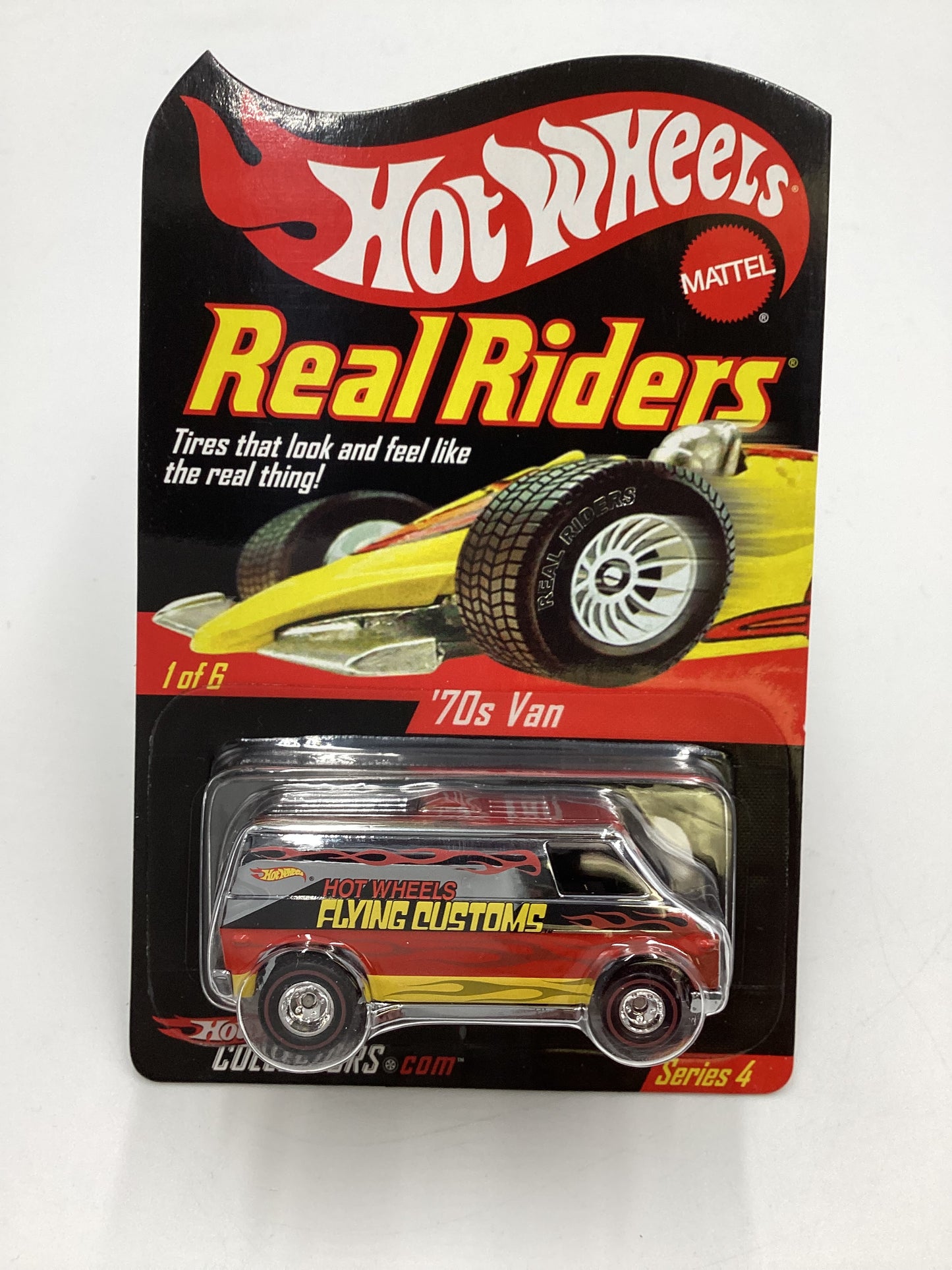 Hot Wheels Real Riders RLC Low #140/11000 Series 4 1/6 70s Van W/Protector