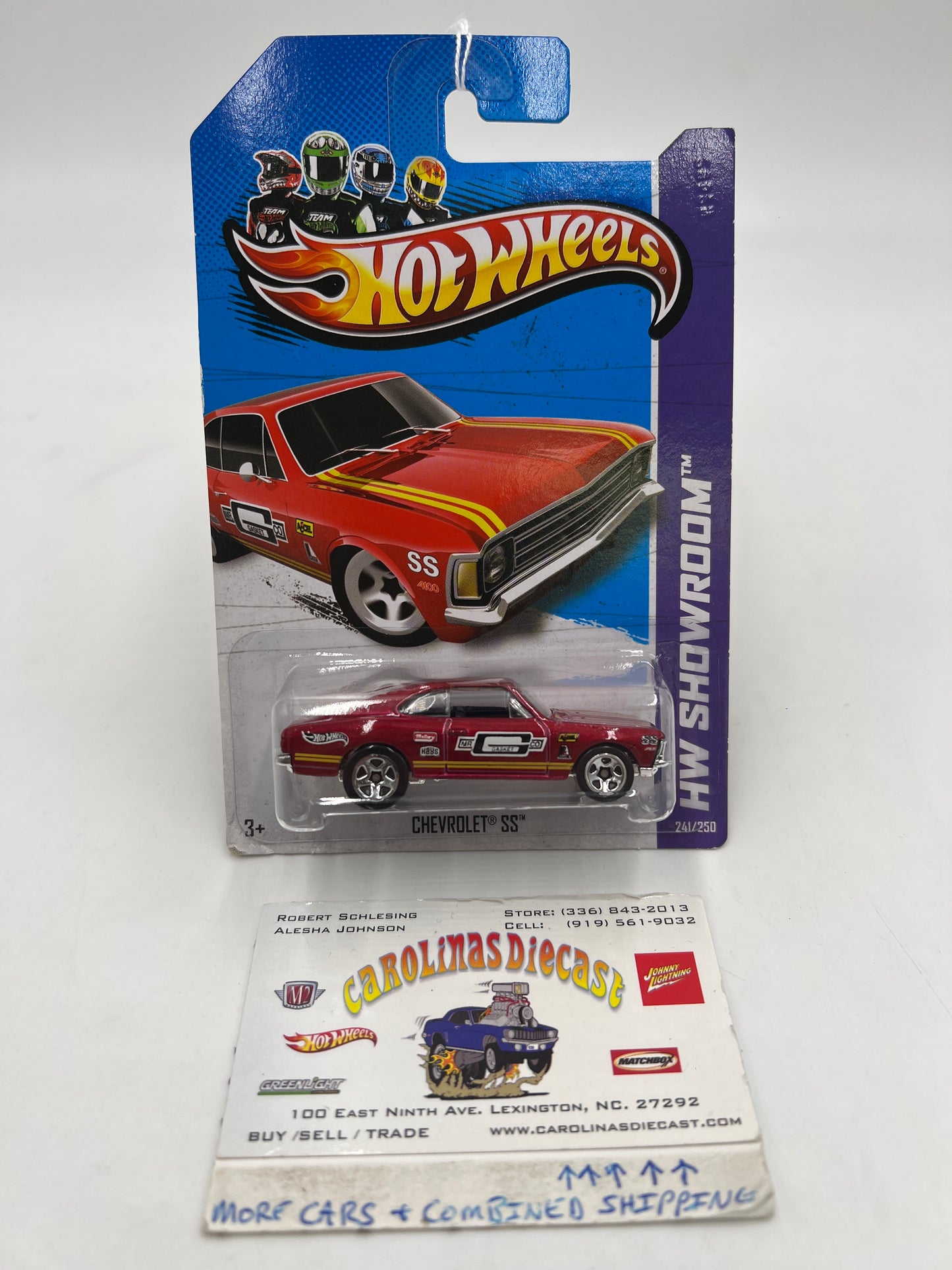 2013 Hot Wheels Showroom #241 Chevrolet SS Red