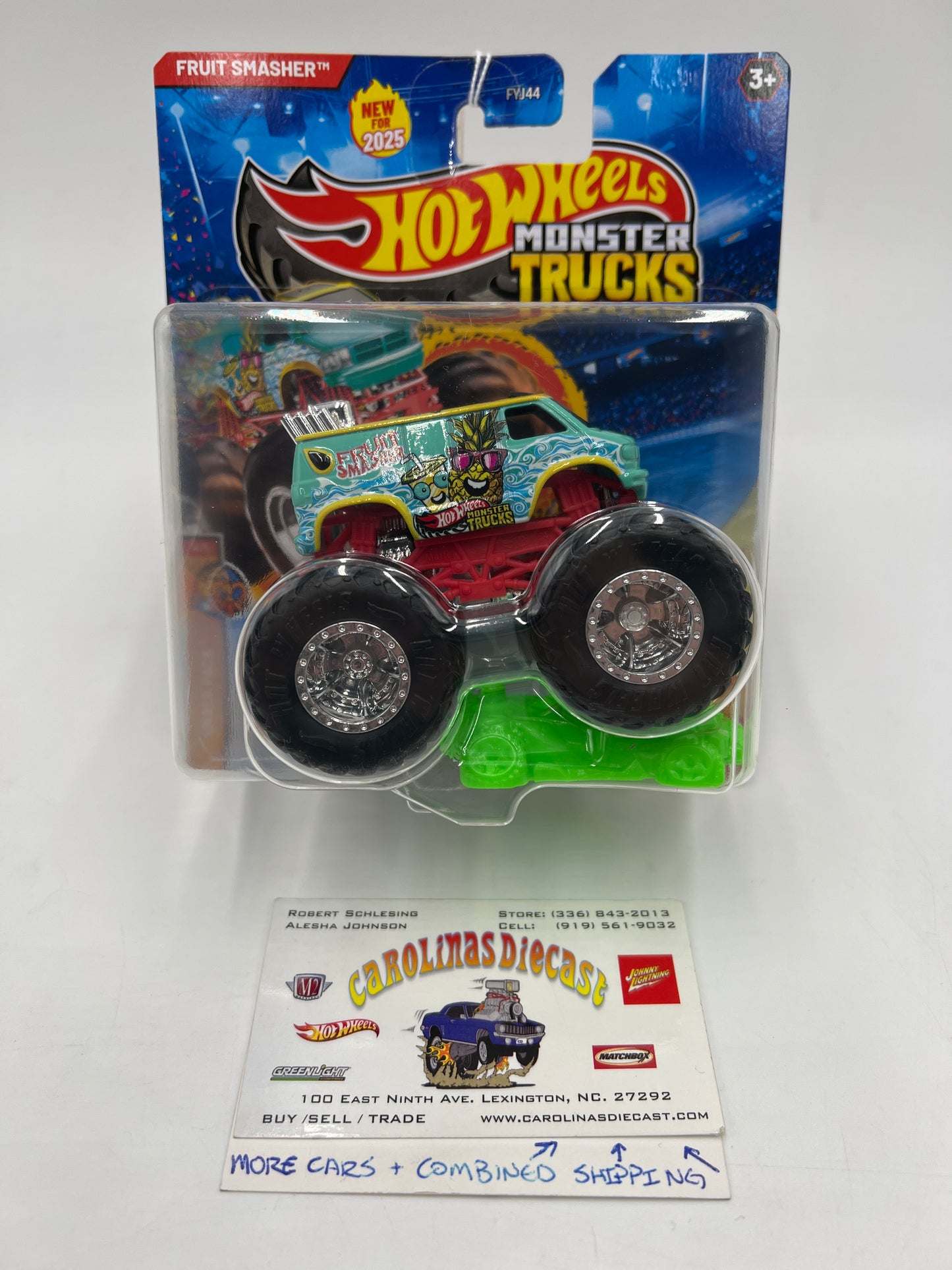 2025 Hot Wheels Monster Trucks Snack Pack #4 Fruit Smasher 126C