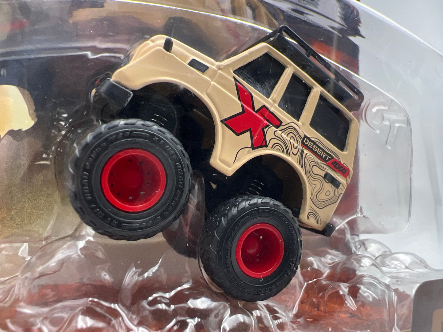 MGA Car Tuned Target Exclusive Lifted Series 1 #6 68-79 Tundra Land Cruiser Tan