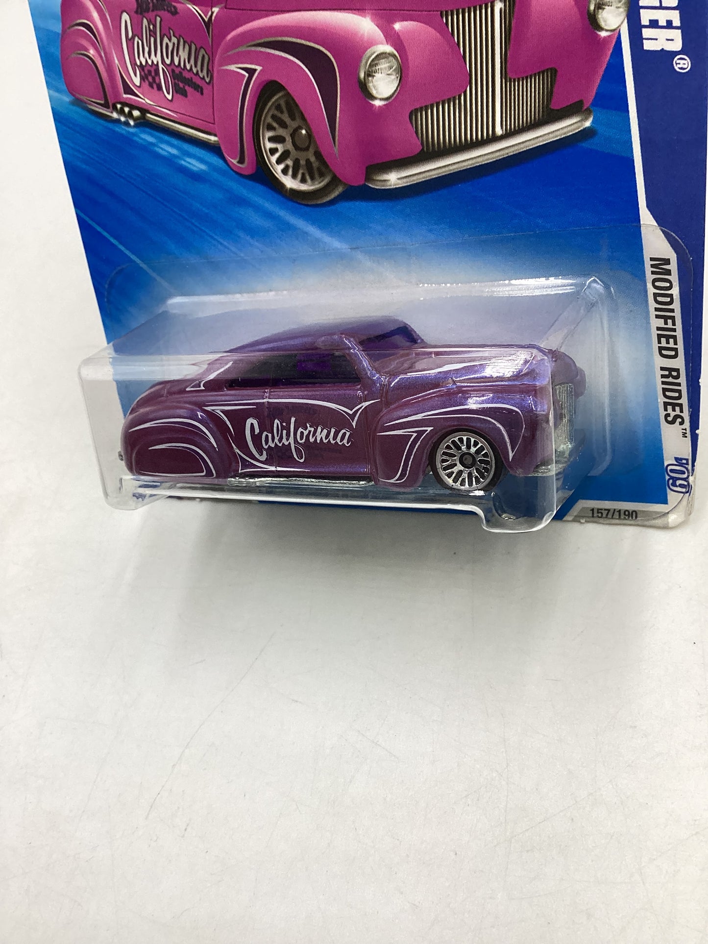 2009 Hot Wheels #157 Tail Dragger Purple 56E