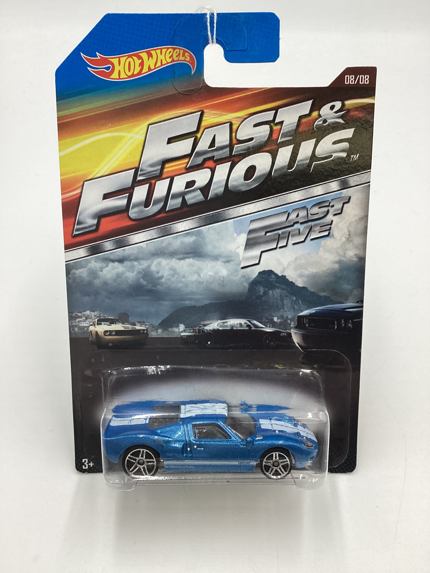 2015 Hot Wheels Fast & Furious #8 Ford Gt-40 Blue 70G