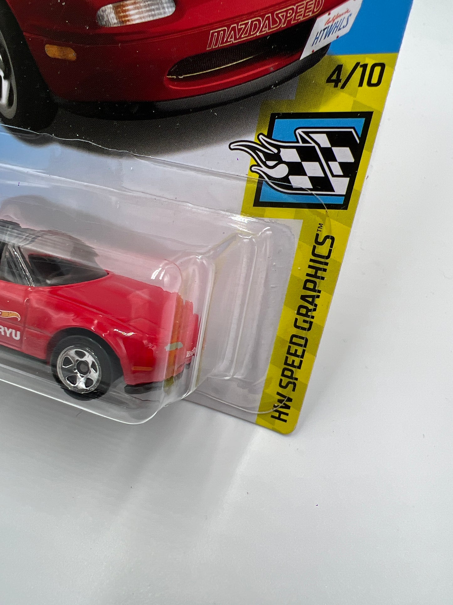 2019 Hot Wheels HW Speed Graphics #184 91 Mazda MX-5 Miata Red 88F