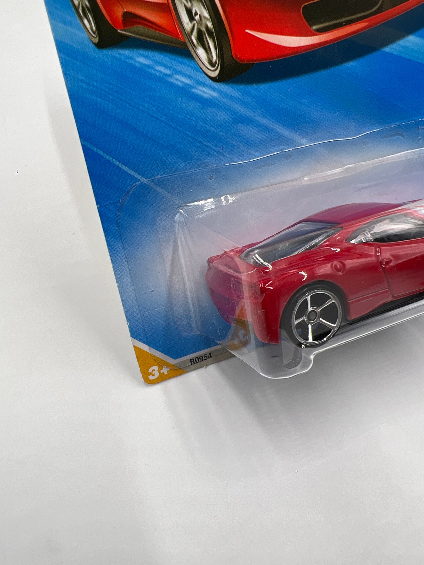 2010 Hot Wheels New Models #34 Ferrari 458 Italia Red W/Protector