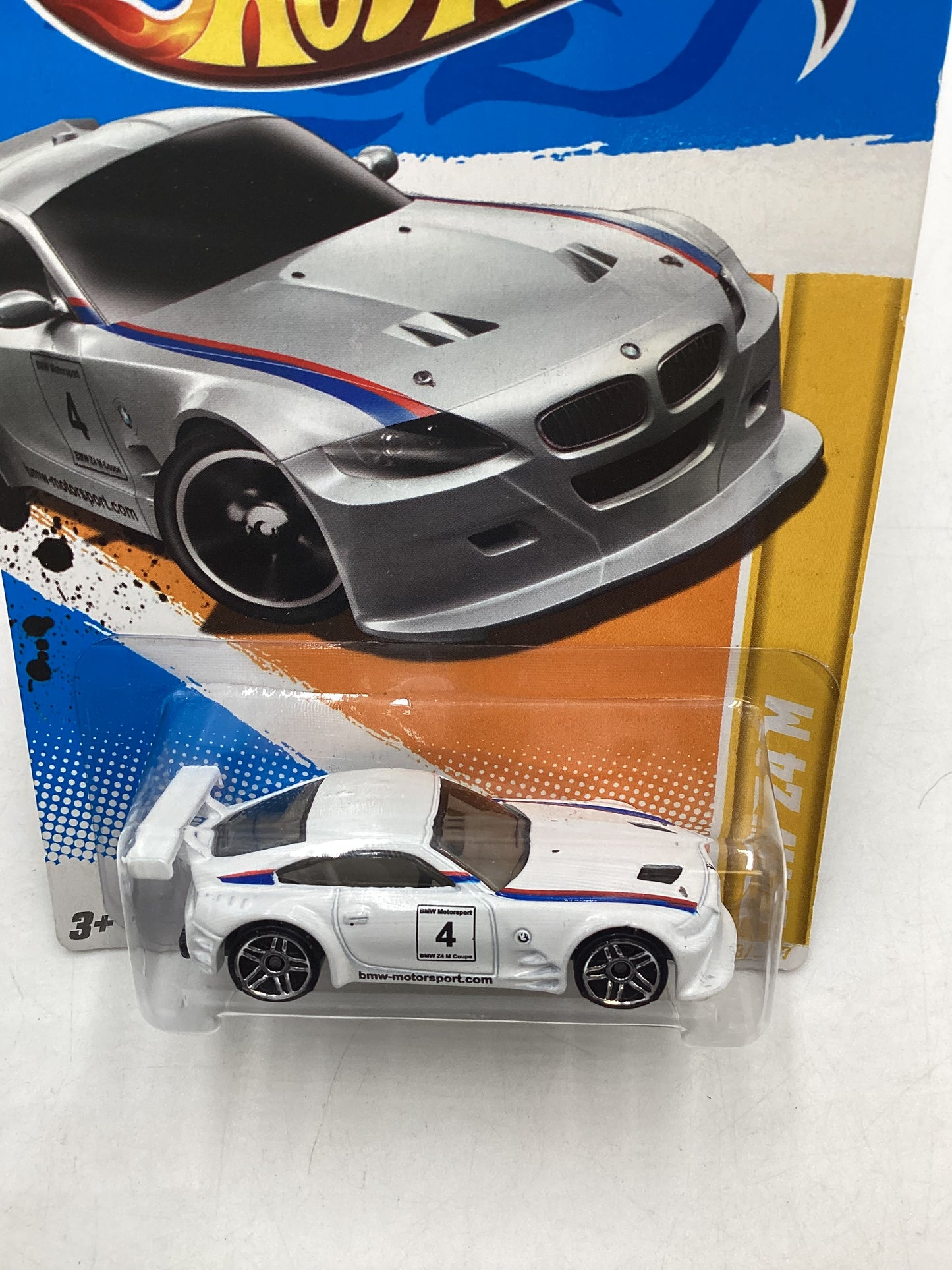 2012 Hot Wheels #018 BMW Z4 M White 107H