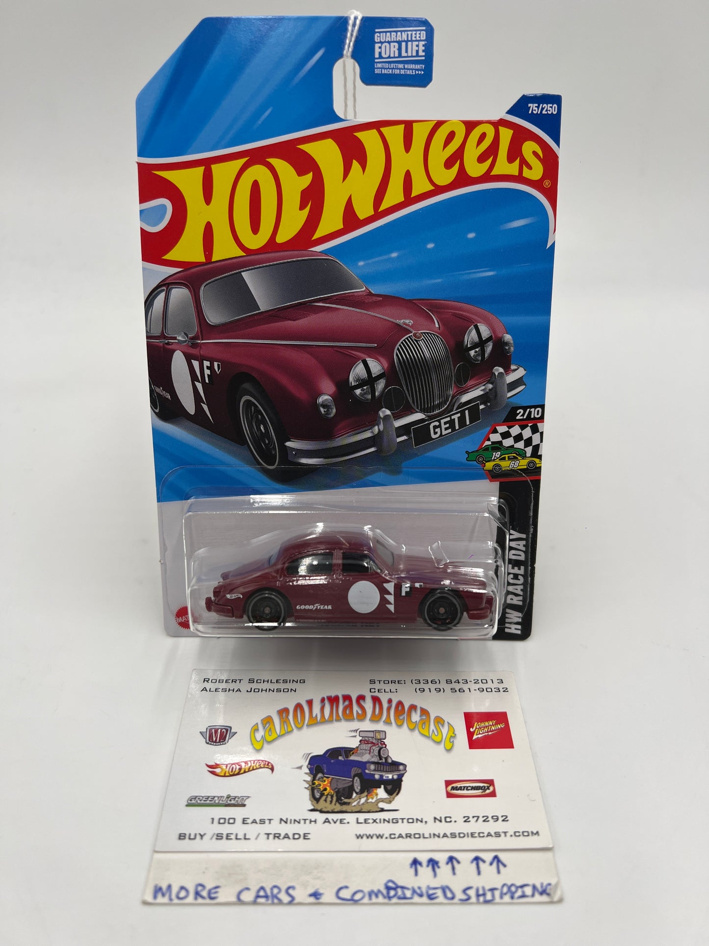 2025 Hot Wheels C Case #75 Jaguar MK1 Red 65C
