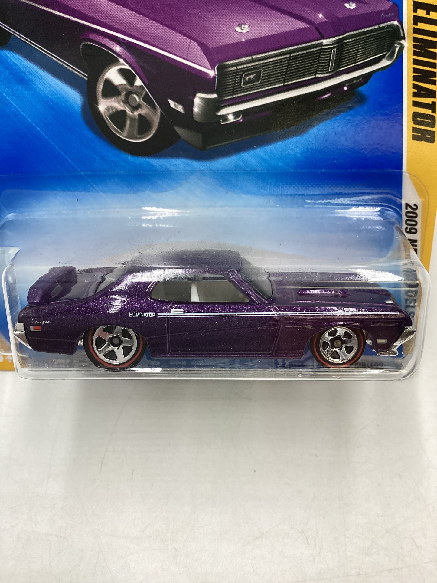 2009 Hot Wheels #008 69 Mercury Cougar Eliminator Purple Walmart Exclusive 235D