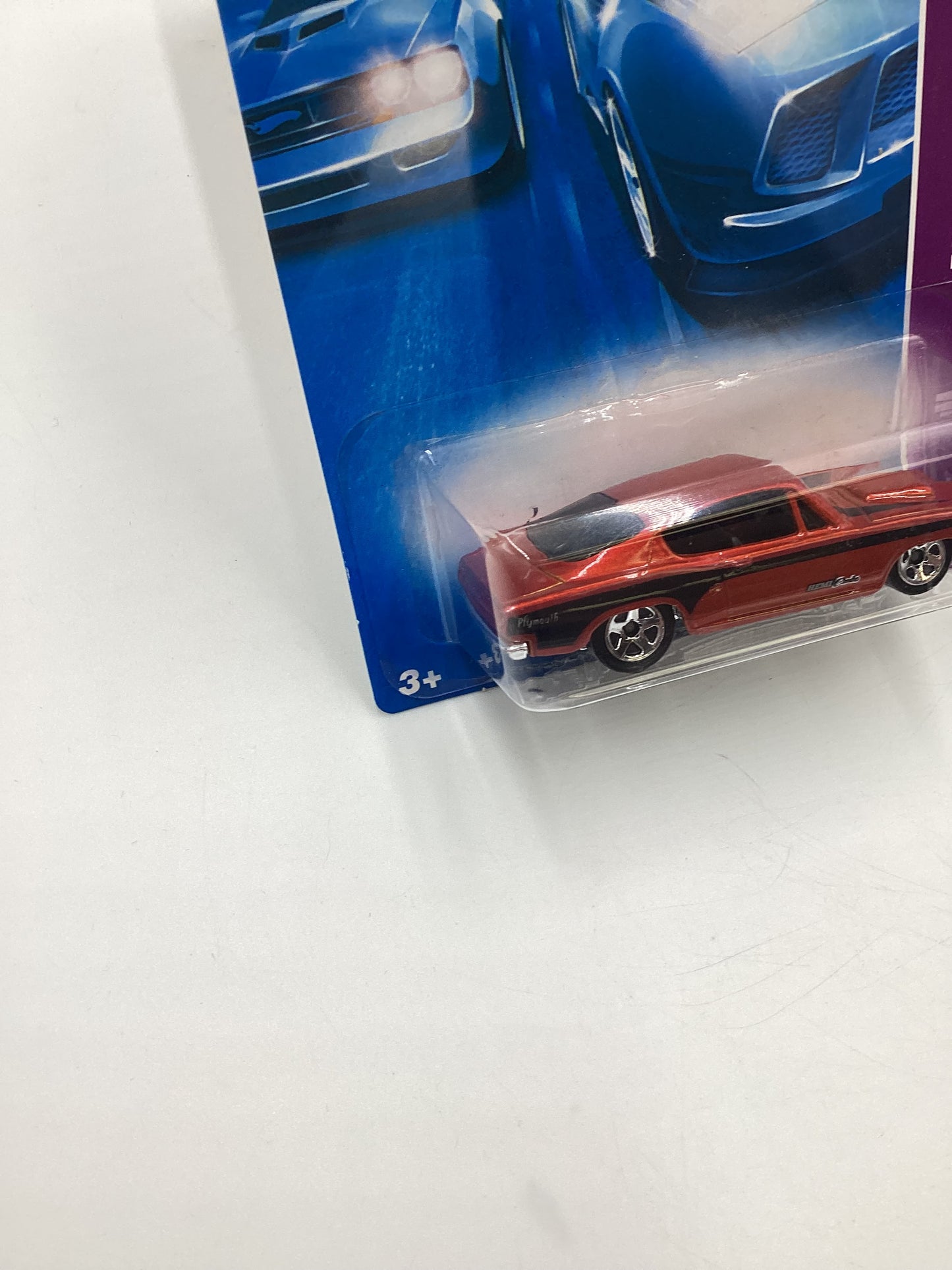 2008 Hot Wheels HW Team: Muscle Mania #134 68 Plymouth Hemi Cuda Orange International Card 55H