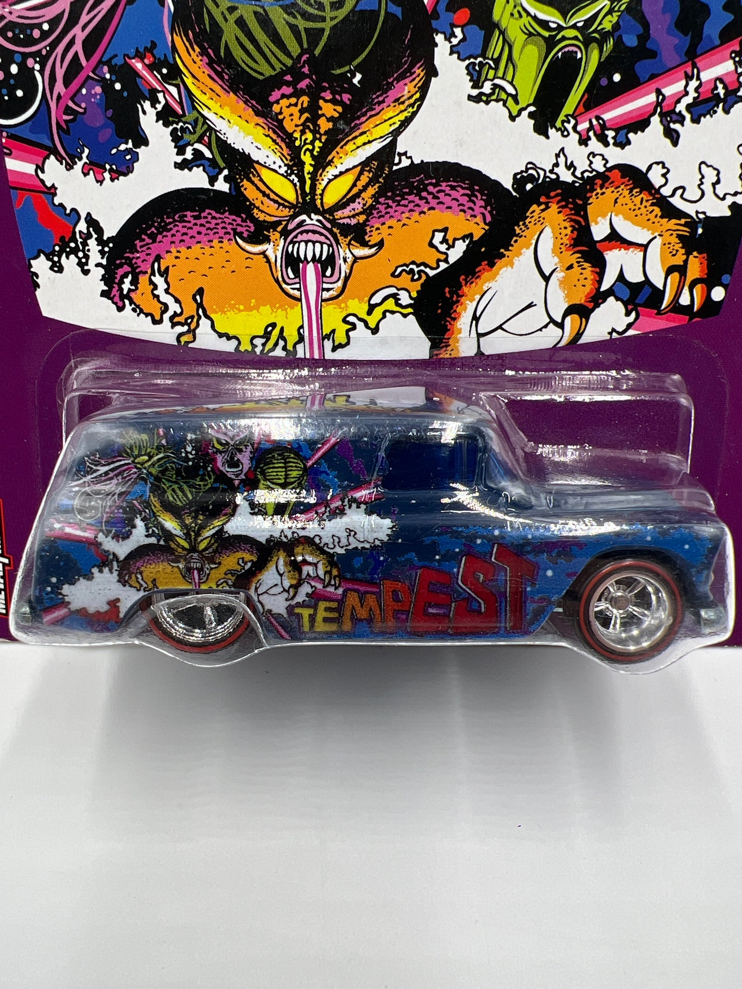 Hot Wheels Pop Culture Atari Tempest 55 Chevy Panel Blue 269A