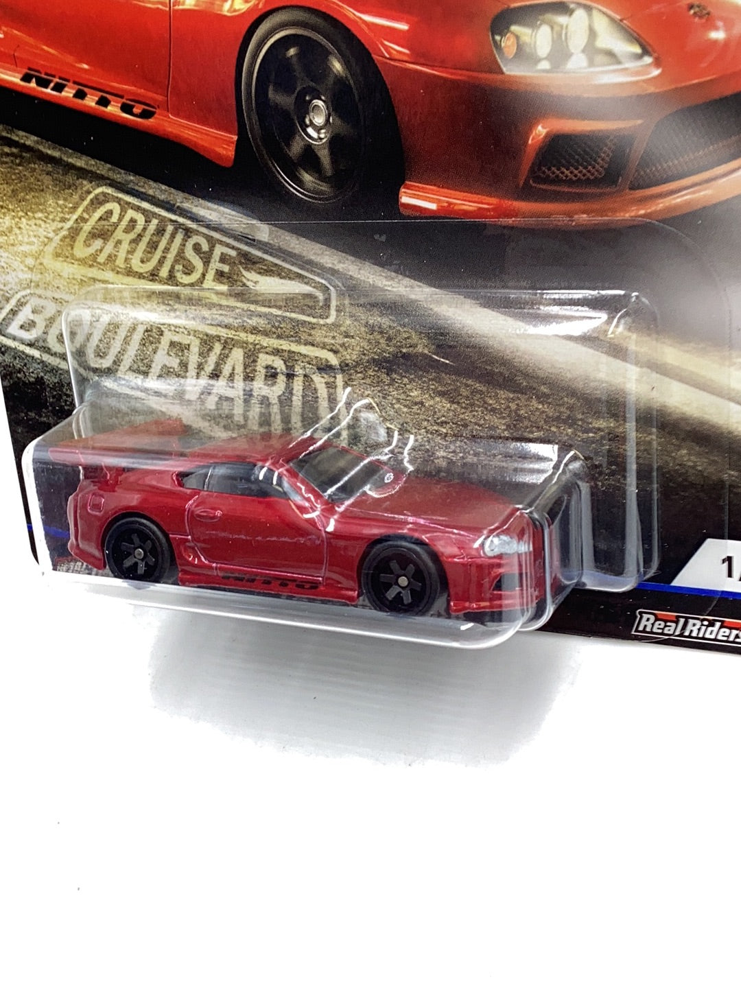 Hot Wheels Cruise boulevard Toyota Supra 1/5 with protector