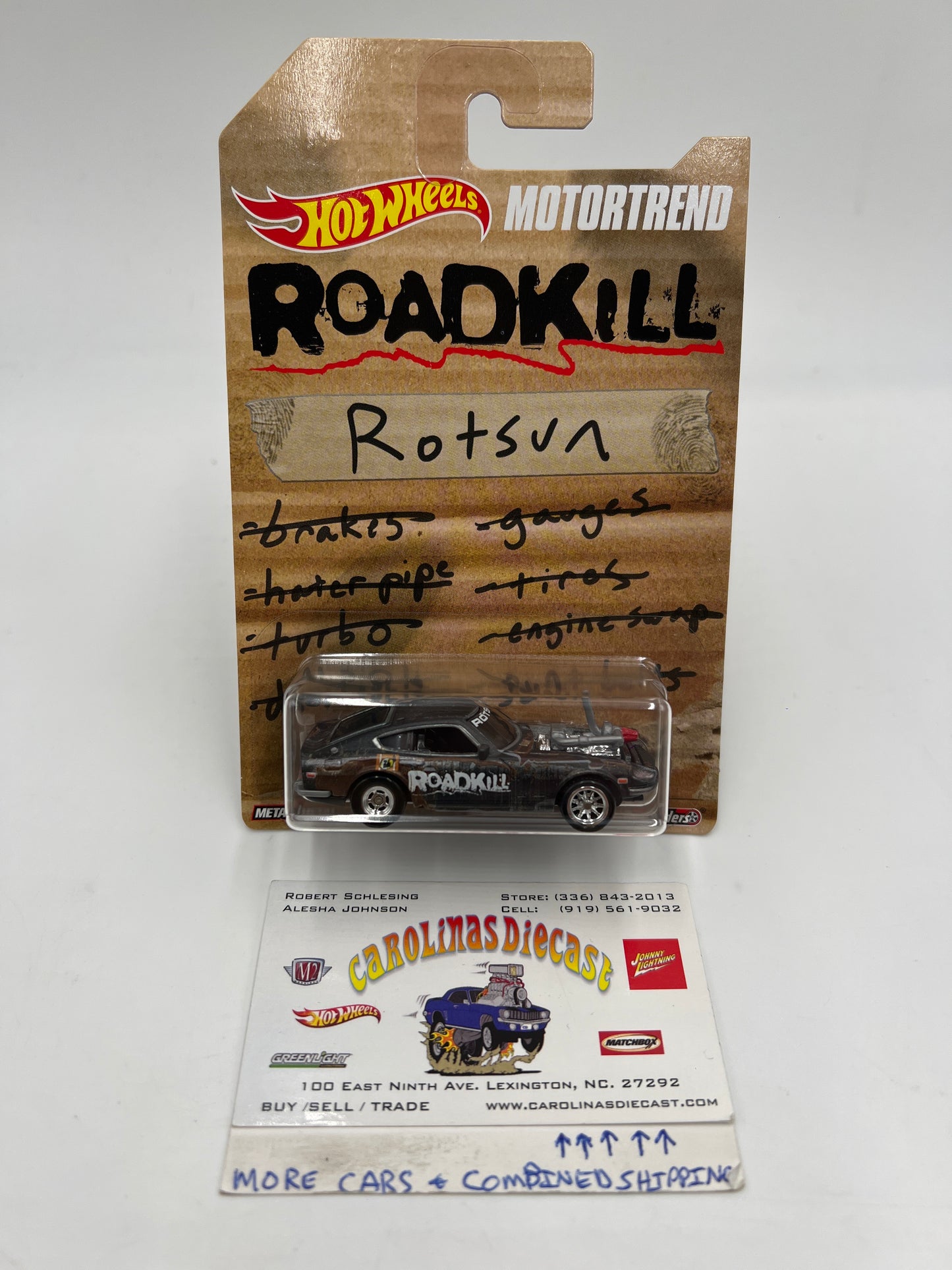 Hot Wheels RLC Motortrend Roadkill Custom 71 Datsun 240Z Rotsun W/Protector