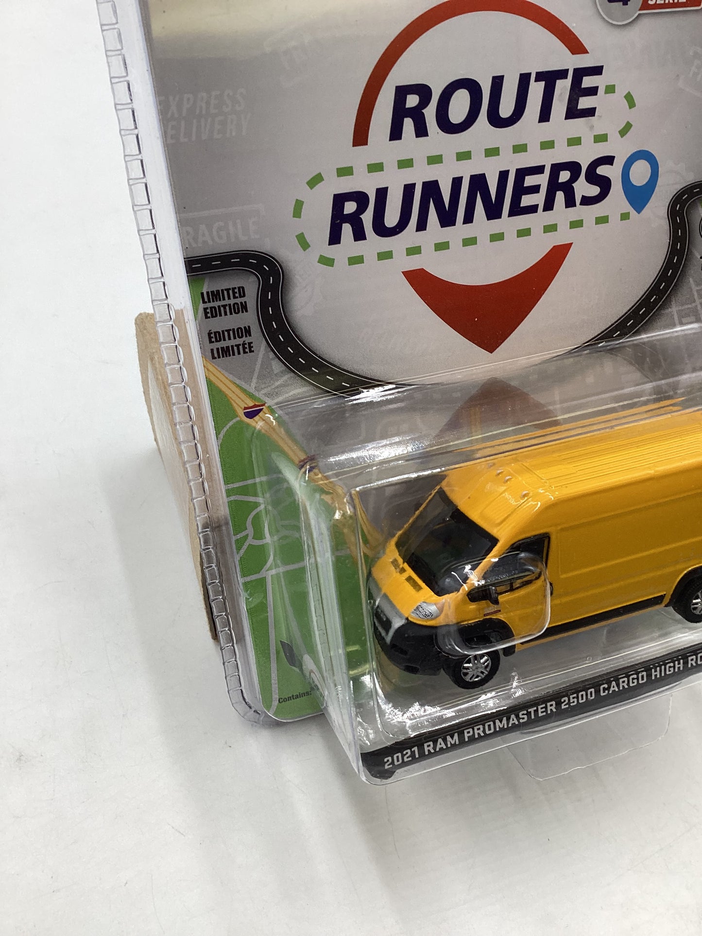 Greenlight Route Runners Series 4 2021 Ram Promaster 2500 Cargo High Roof School Bus 177B