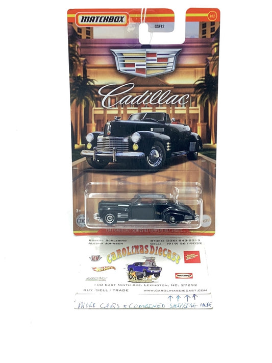 2021 Matchbox Cadillac collection 1941 Cadillac Series 62 Convertible Coupe Walmart exclusive 6/12 GG7