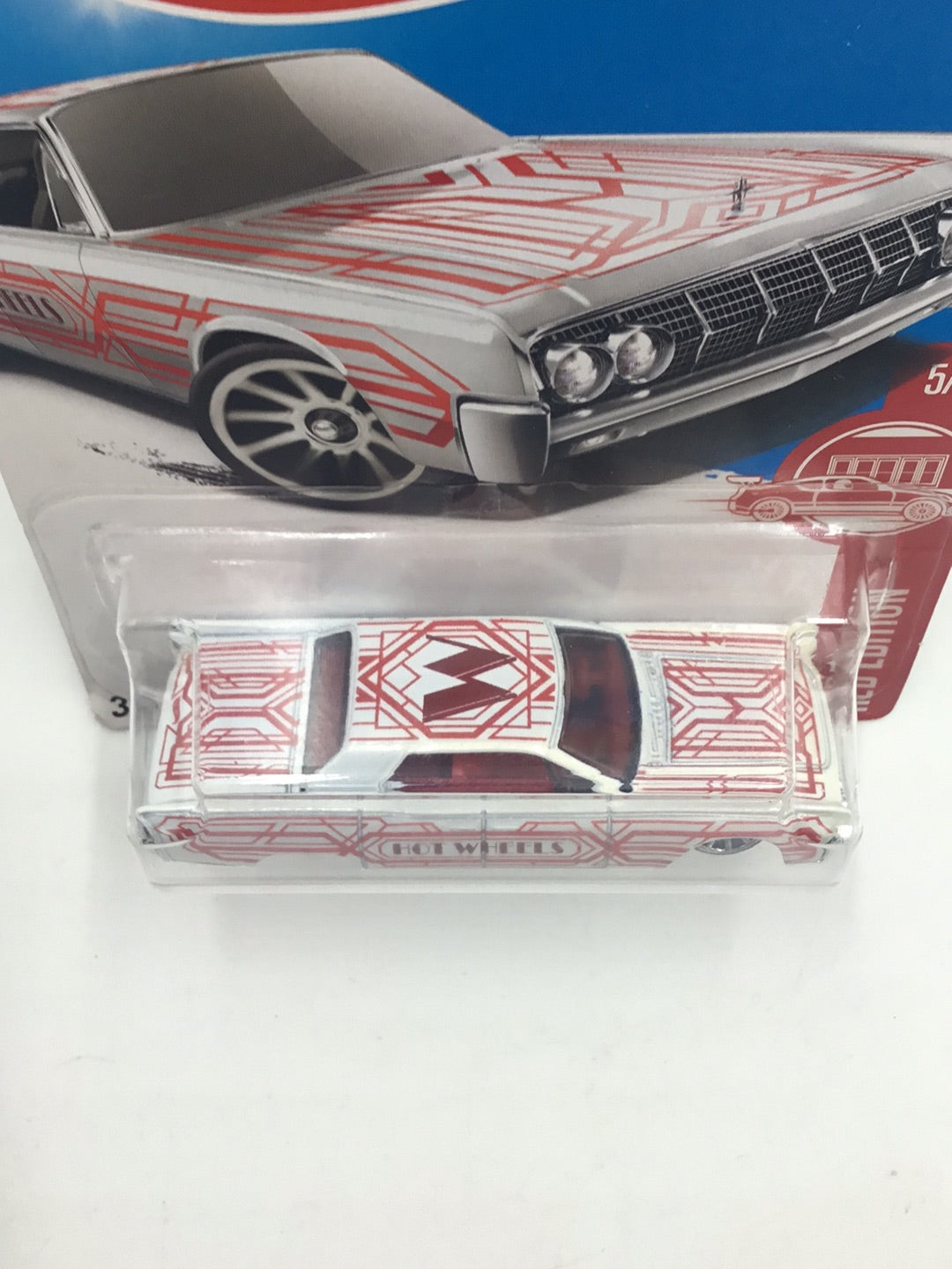 2017 hot wheels red edition 1964 Lincoln Continental #5 EE1