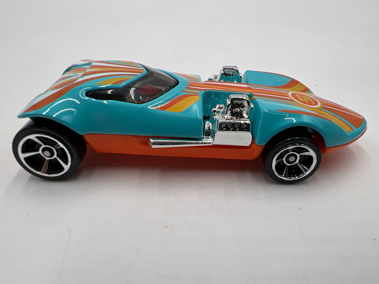 2020 Hot Wheels Mystery Models Series 2 #5 Twin Mill Light Blue