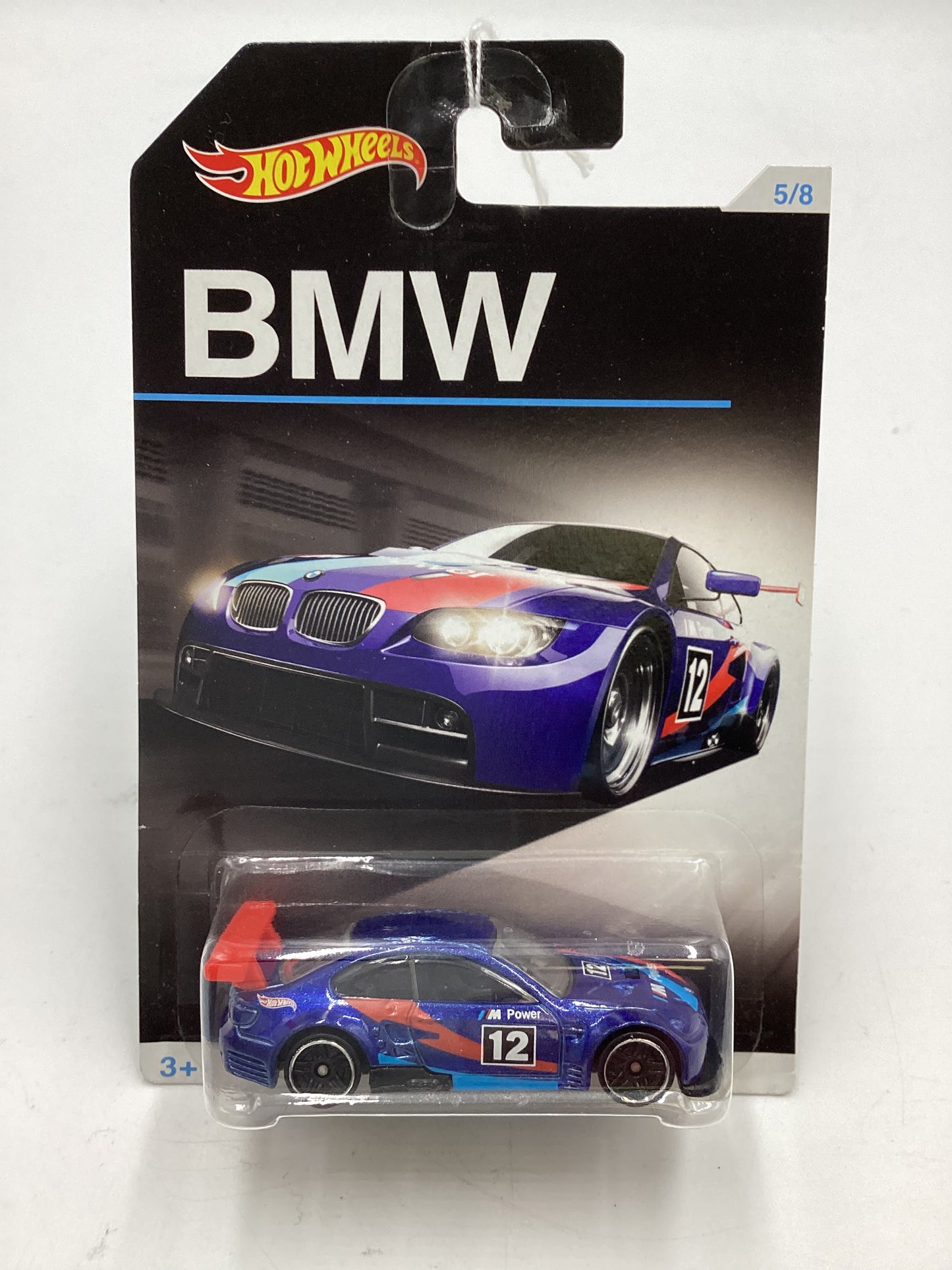 Hot Wheels BMW Series #5 BMW M3 GT2 Blue Walmart Exclusive 152D