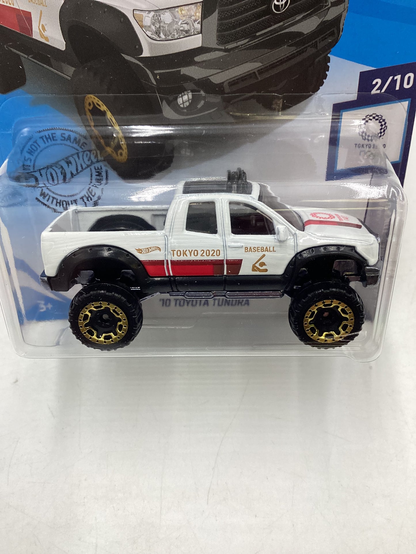 2020 Hot Wheels #183 White 10 Toyota Tundra 95C