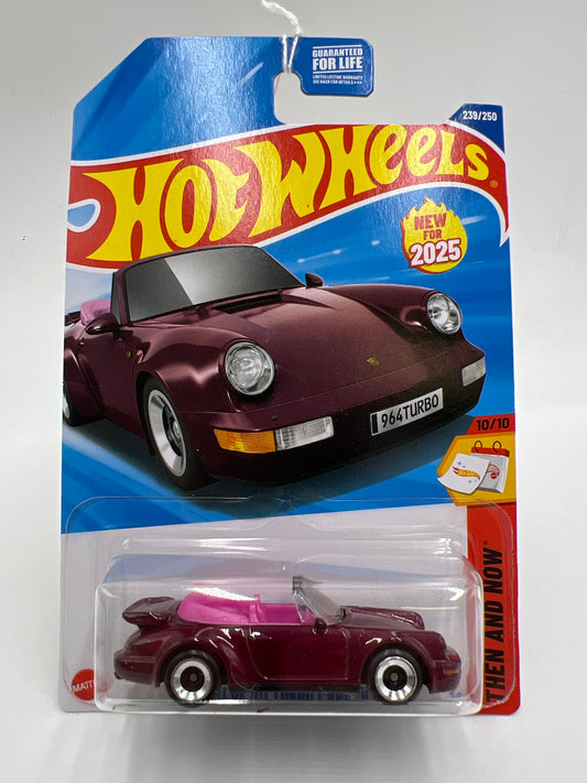 2025 Hot Wheels N Case Then And Now #239 Porsche 911 Turbo Cabriolet 98B