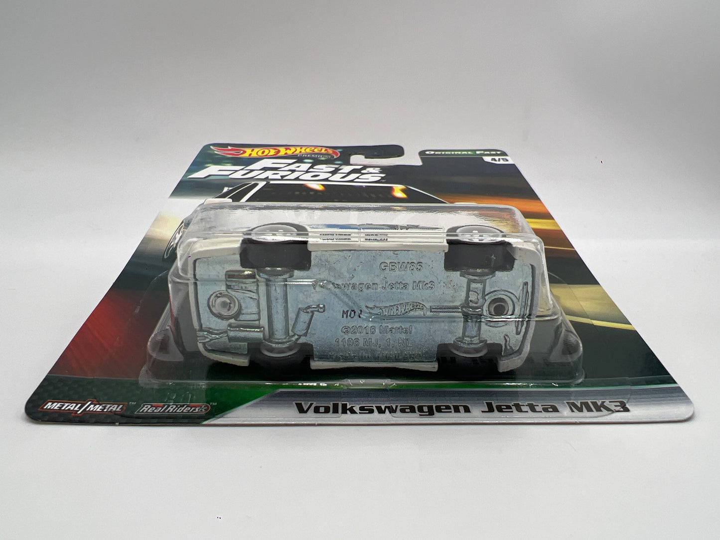 Hot Wheels Premium Fast & Furious Original Fast #4 Volkswagen Jetta MK3 White W/Protector