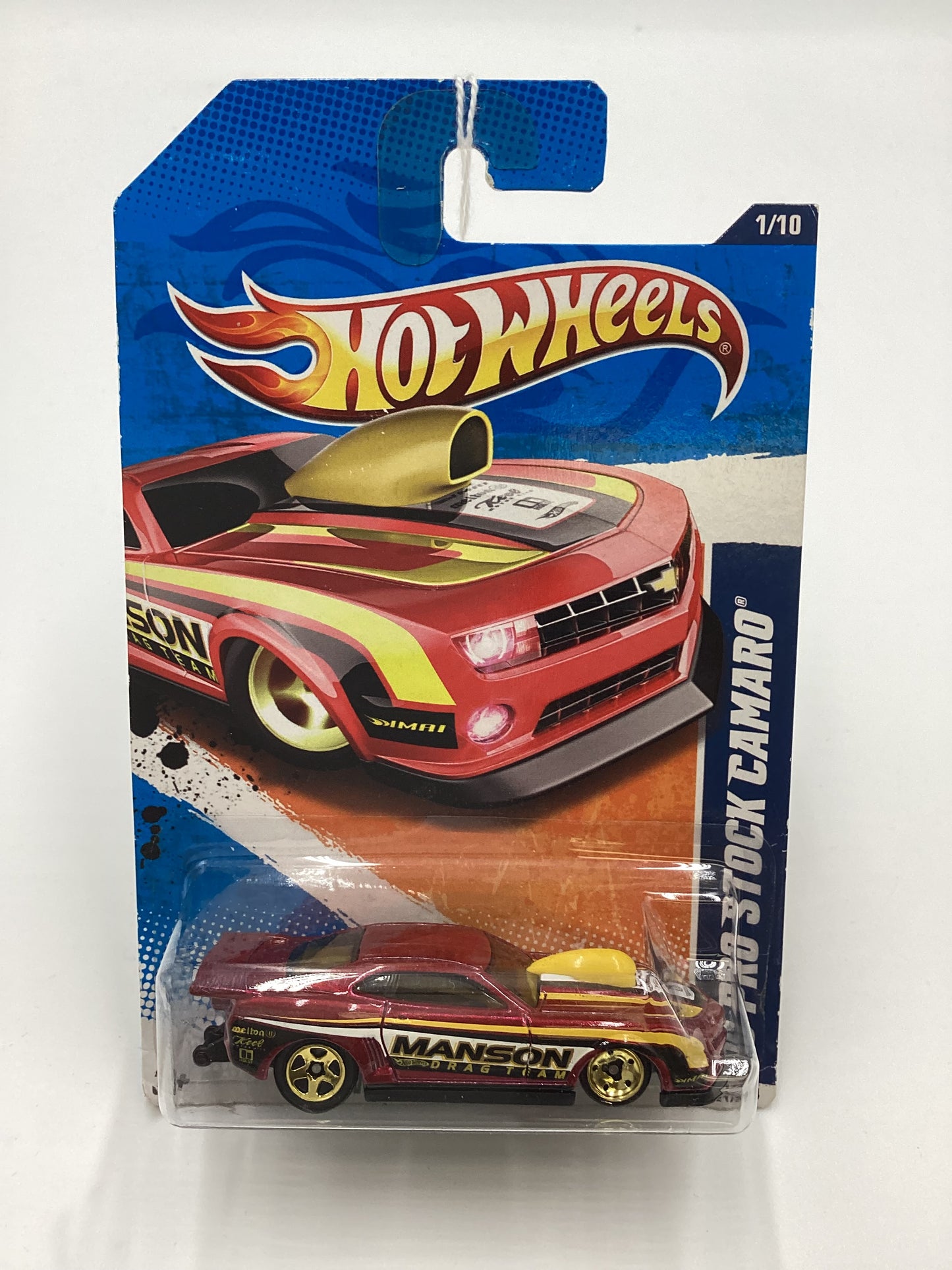 2011 Hot wheels #121 70 Pro Stock Camaro Red 13i