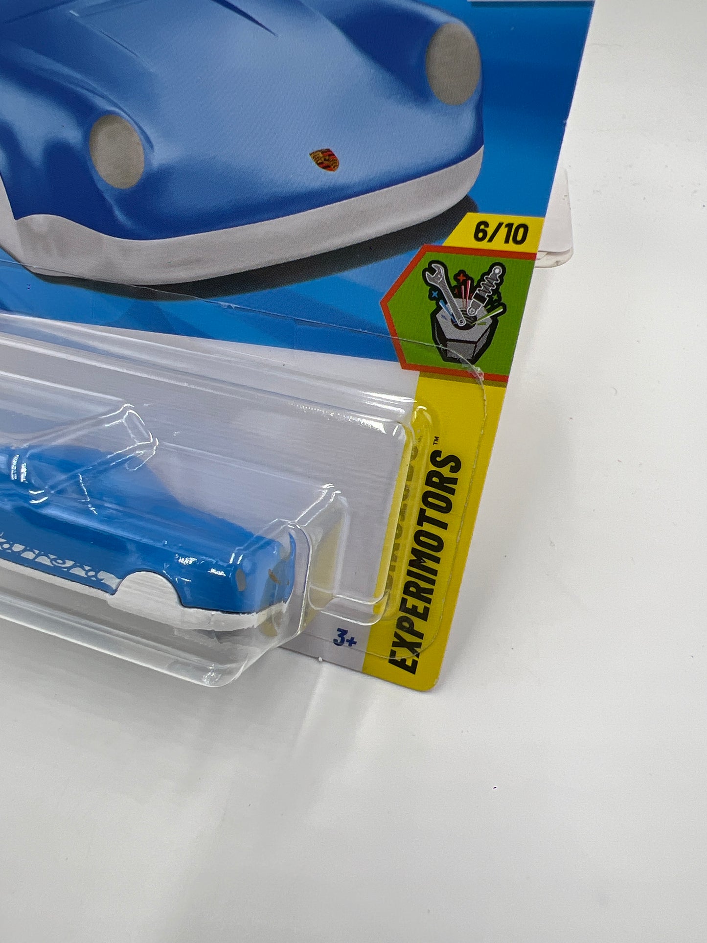 2025 Hot Wheels Q Case Experimotors #187 Porsche 911 Carrera Clip Blue 100E