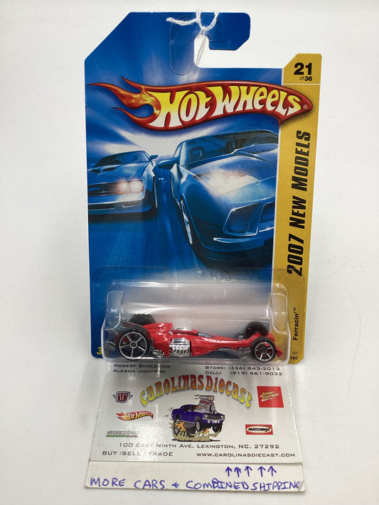 2007 Hot Wheels New Models #21 Ferracin Red ii2