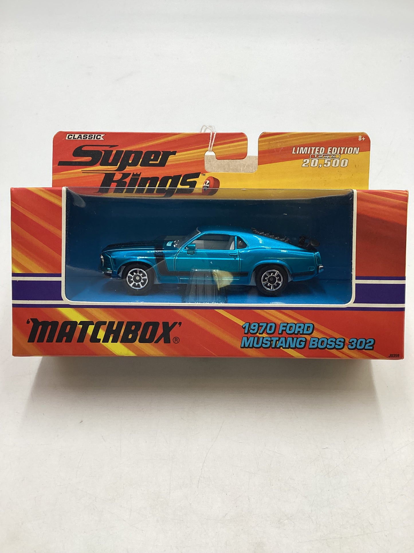 Matchbox 2005 Classic Super Kings K-205 1970 Ford Mustang Boss 302 Blue