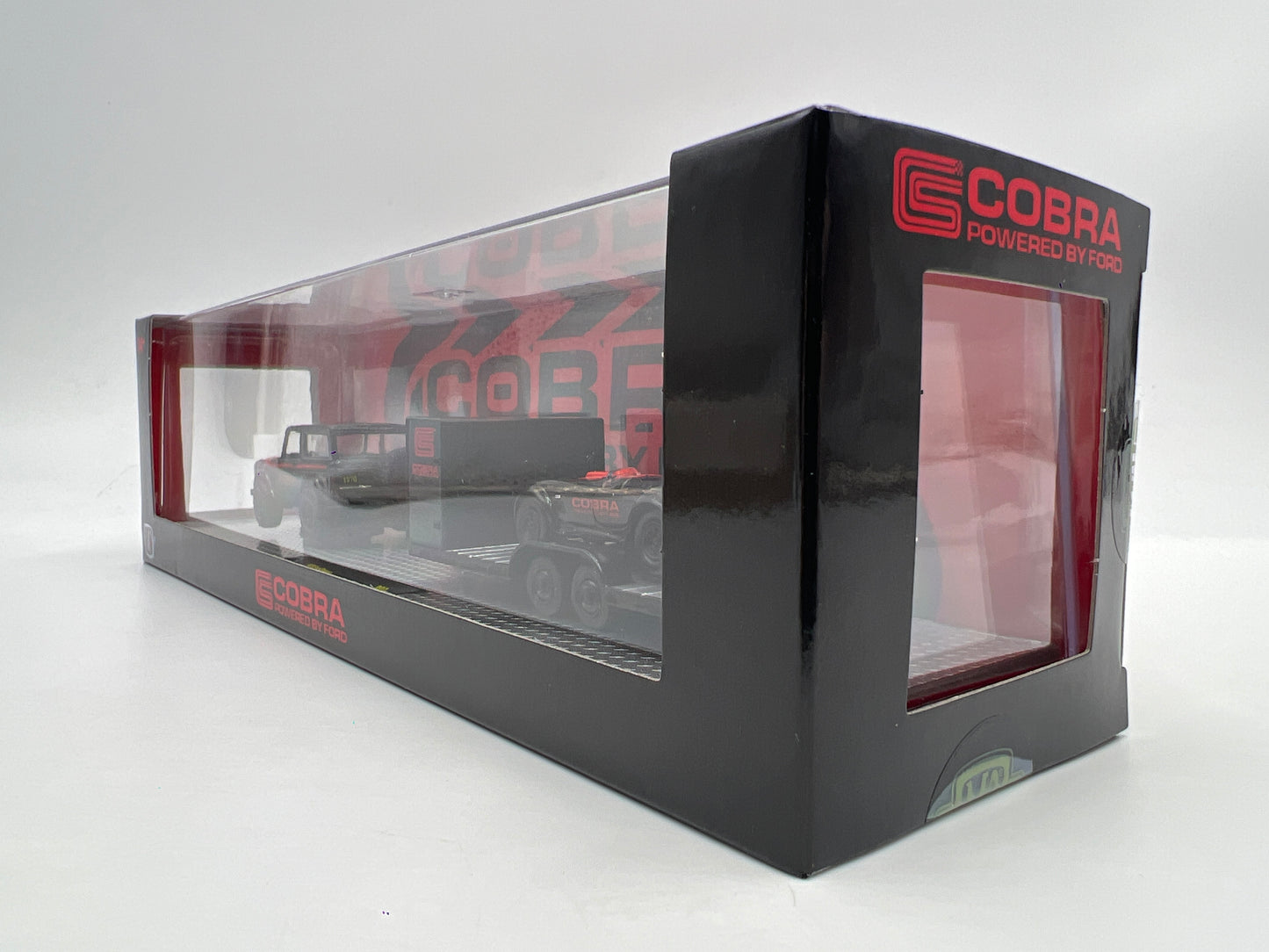 M2 Machines Auto Haulers 1976 Ford Bronco & 1965 Shelby 427 Cobra R90