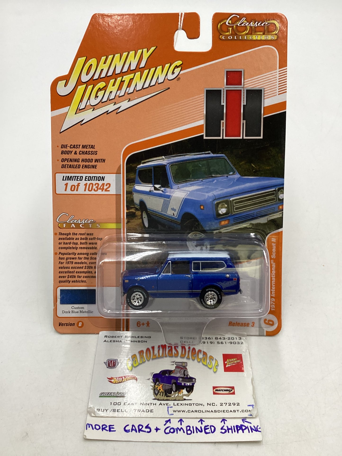 Johnny Lightning Classic Gold Collection 1979 International Scout II 219B