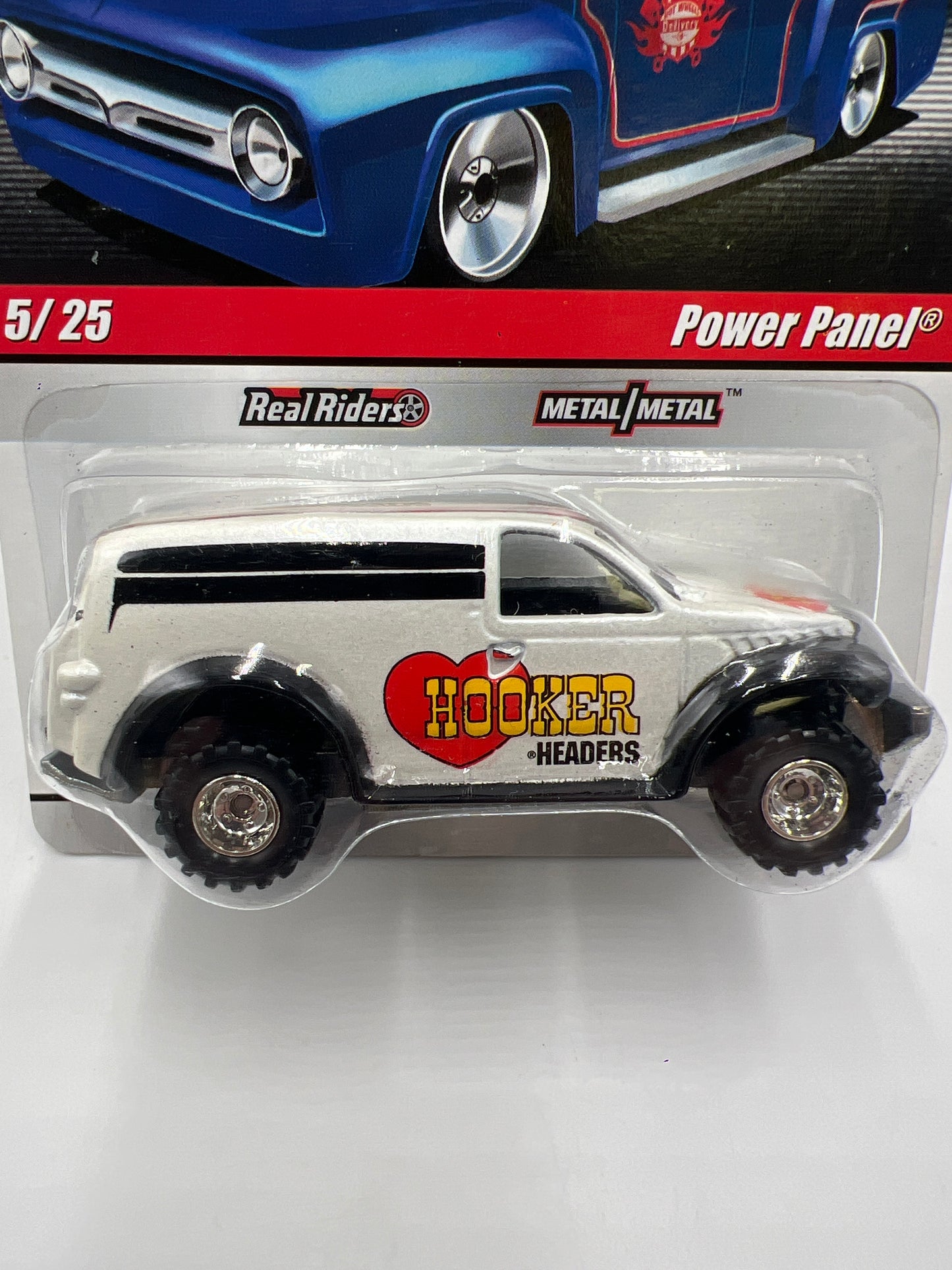 Hot Wheels Slick Rides #5 Power Panel Hooker Headers White 242H
