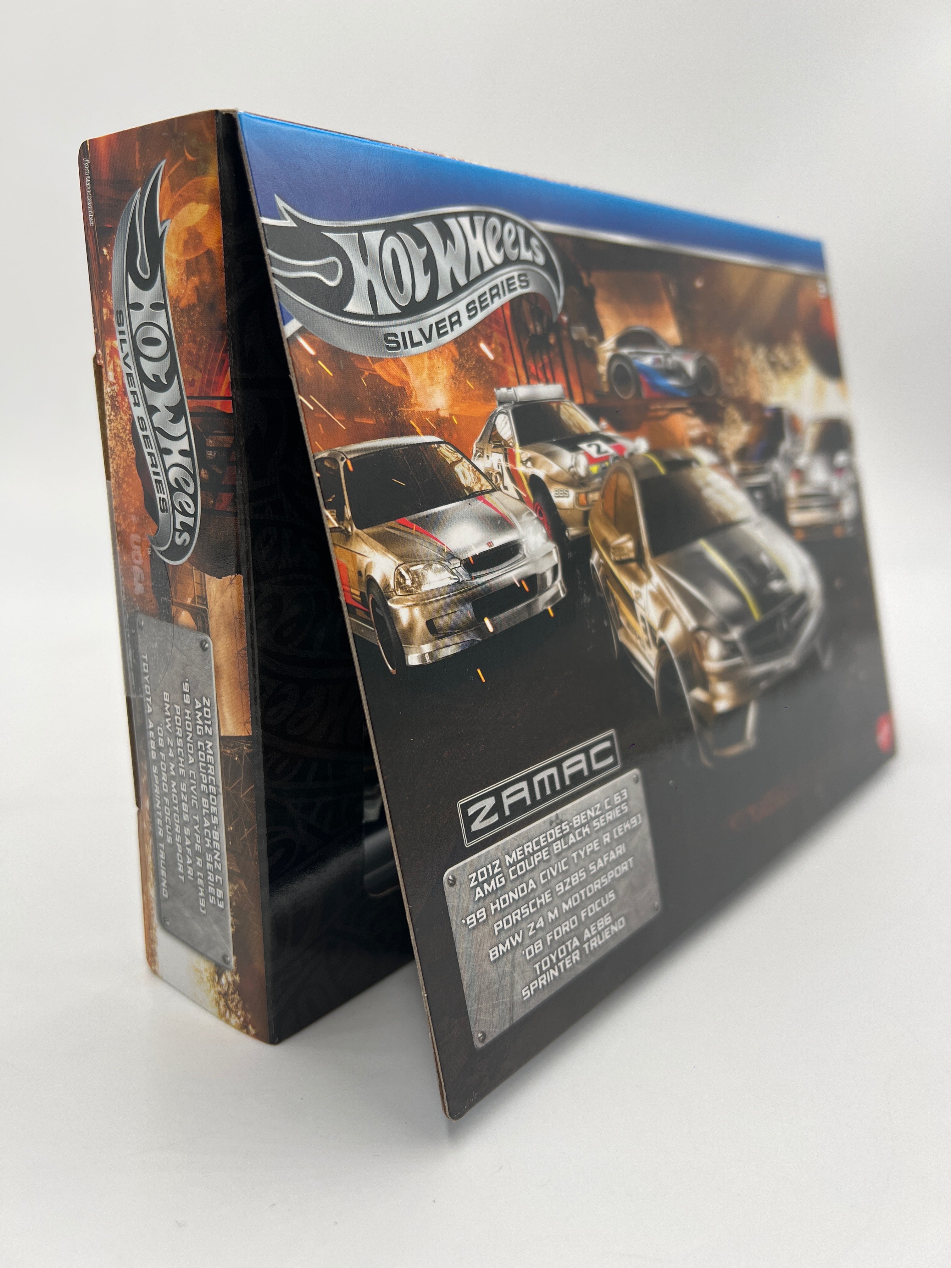 2025 Hot Wheels Silver Series Walmart Exclusive Zamac Box Set of 6