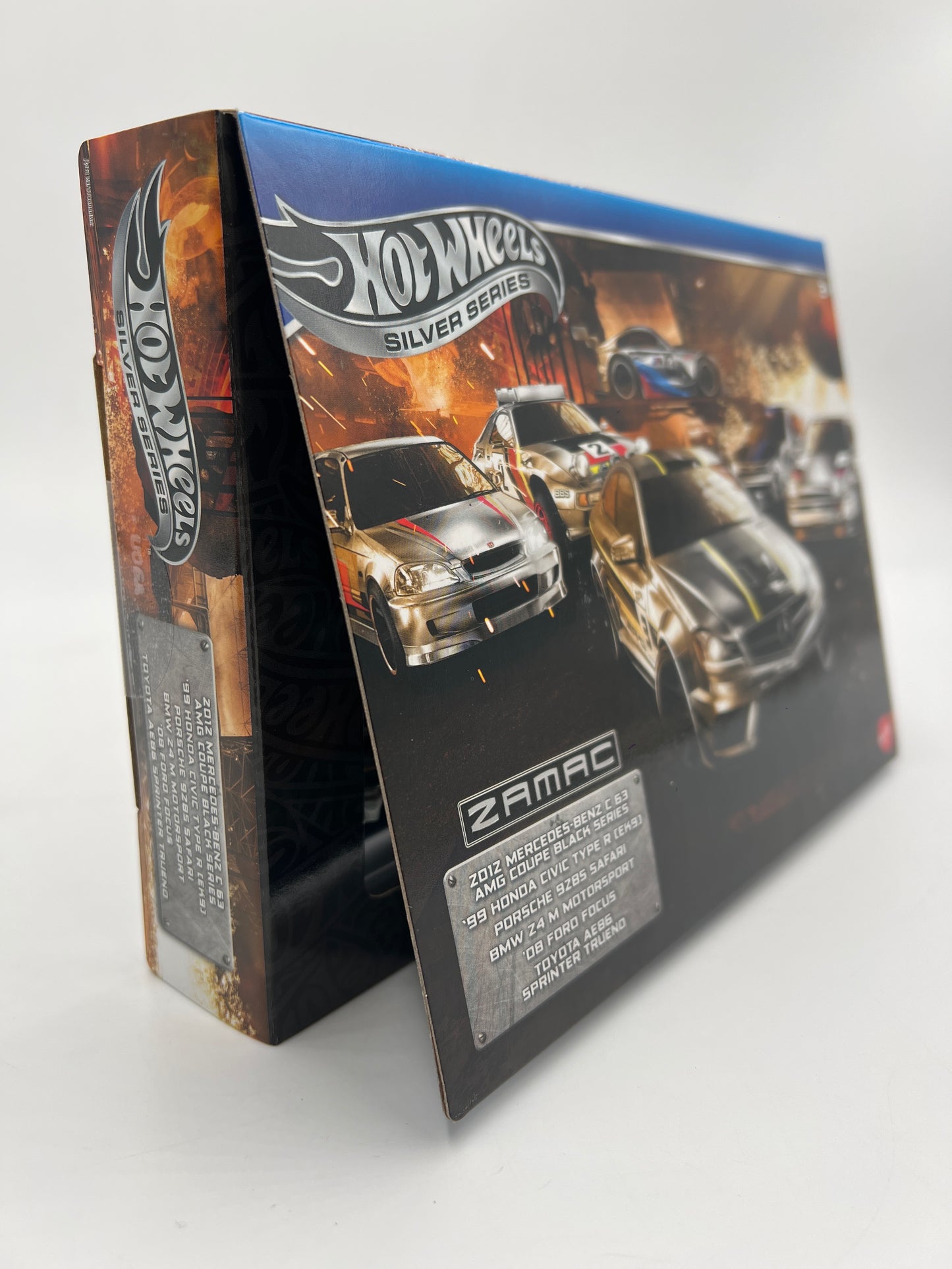 2025 Hot Wheels Silver Series Walmart Exclusive Zamac Box Set of 6