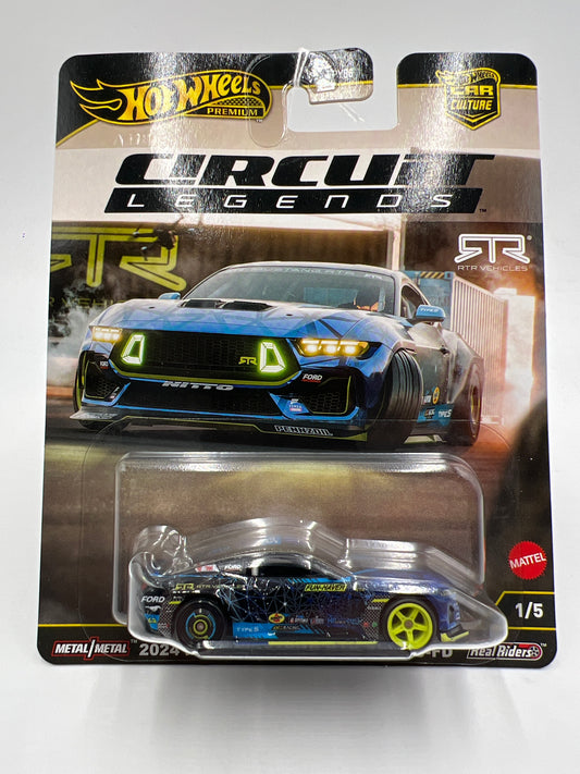 2025 Hot Wheels Car Culture Premium Circuit Legends #1 2024 Ford Mustang RTR Spec 5-FD 257F