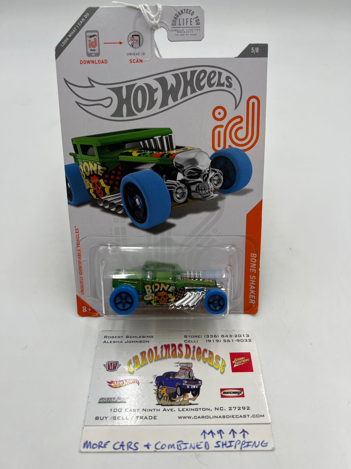 2020 Hot Wheels iD Chase 5/8 Bone Shaker 160E