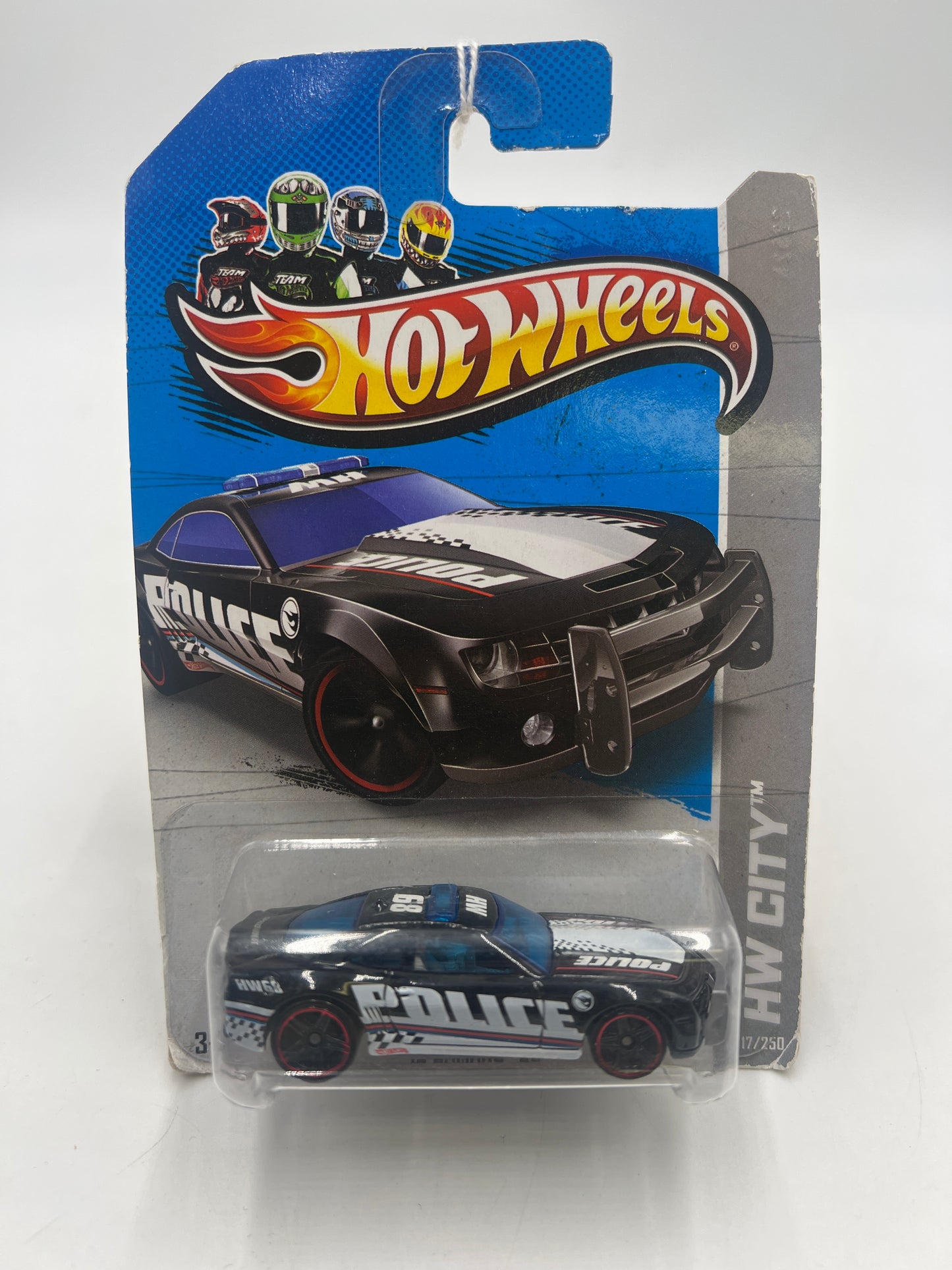 2013 HOT WHEELS TREASURE HUNT #17 Camaro SS Police Black 275D See last Pic