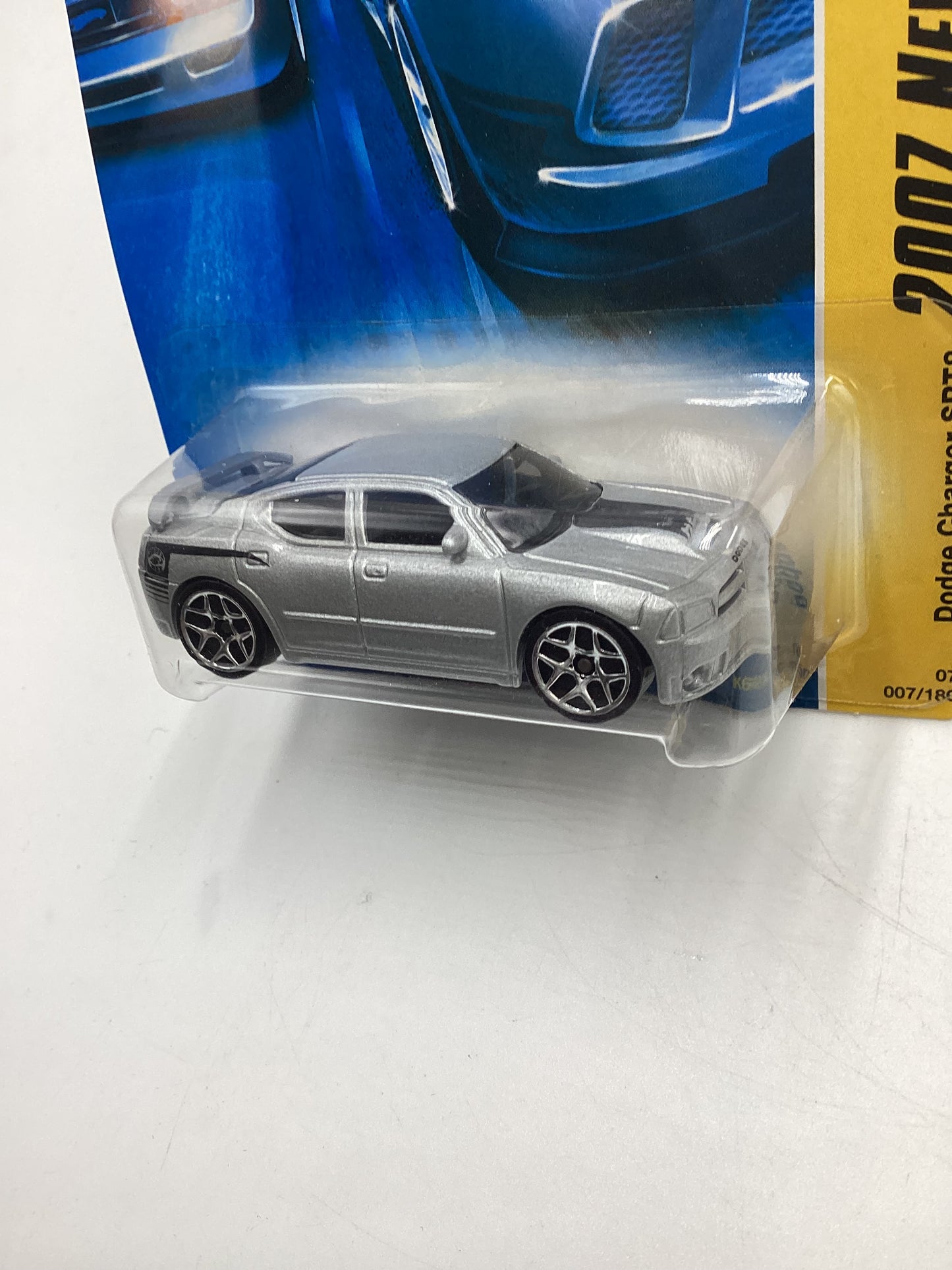 2007 Hot Wheels New Models #7 Dodge Charger SRT8 Silver 50A