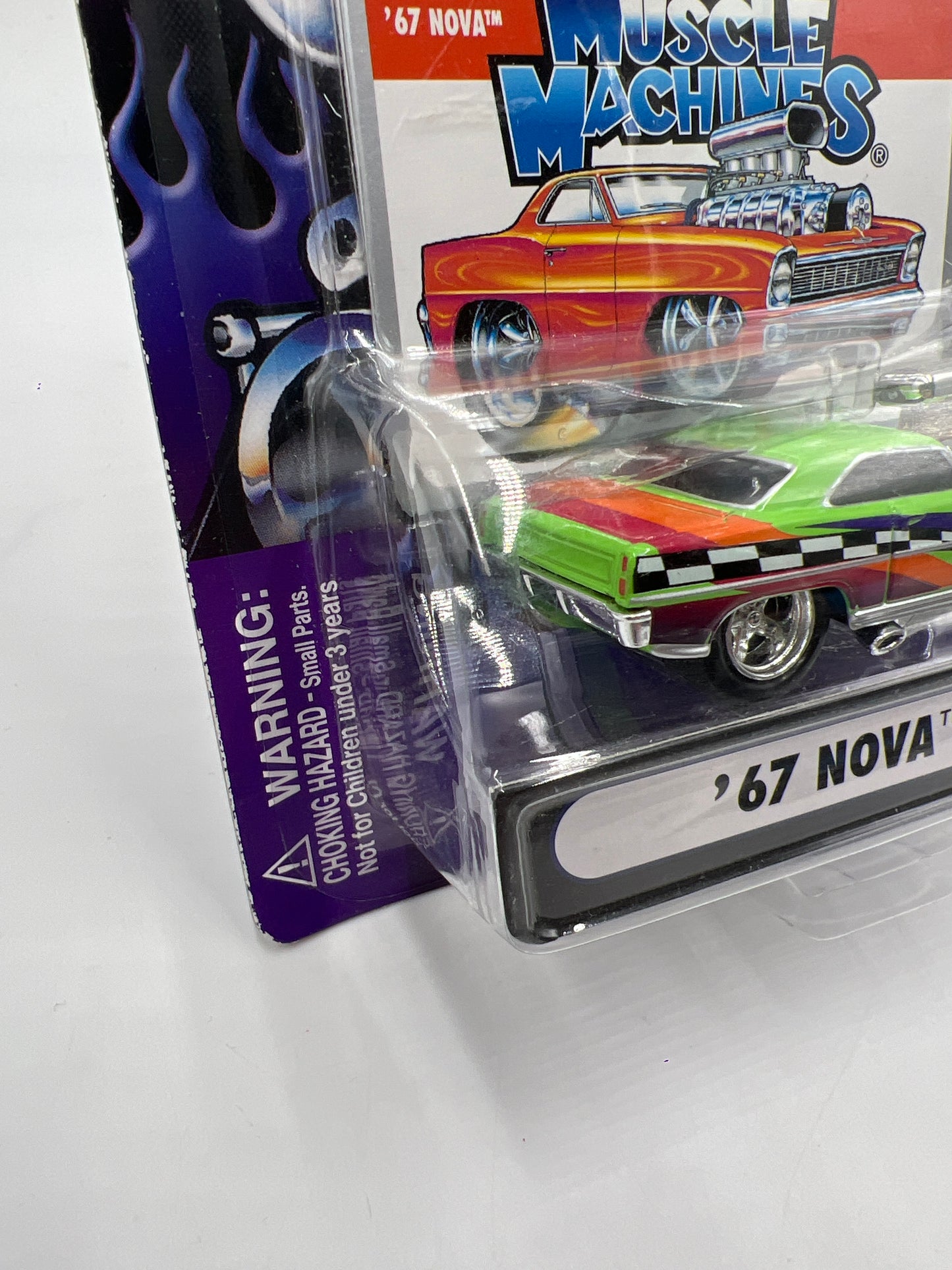 Muscle Machines 67 Nova Green 04-15 222E