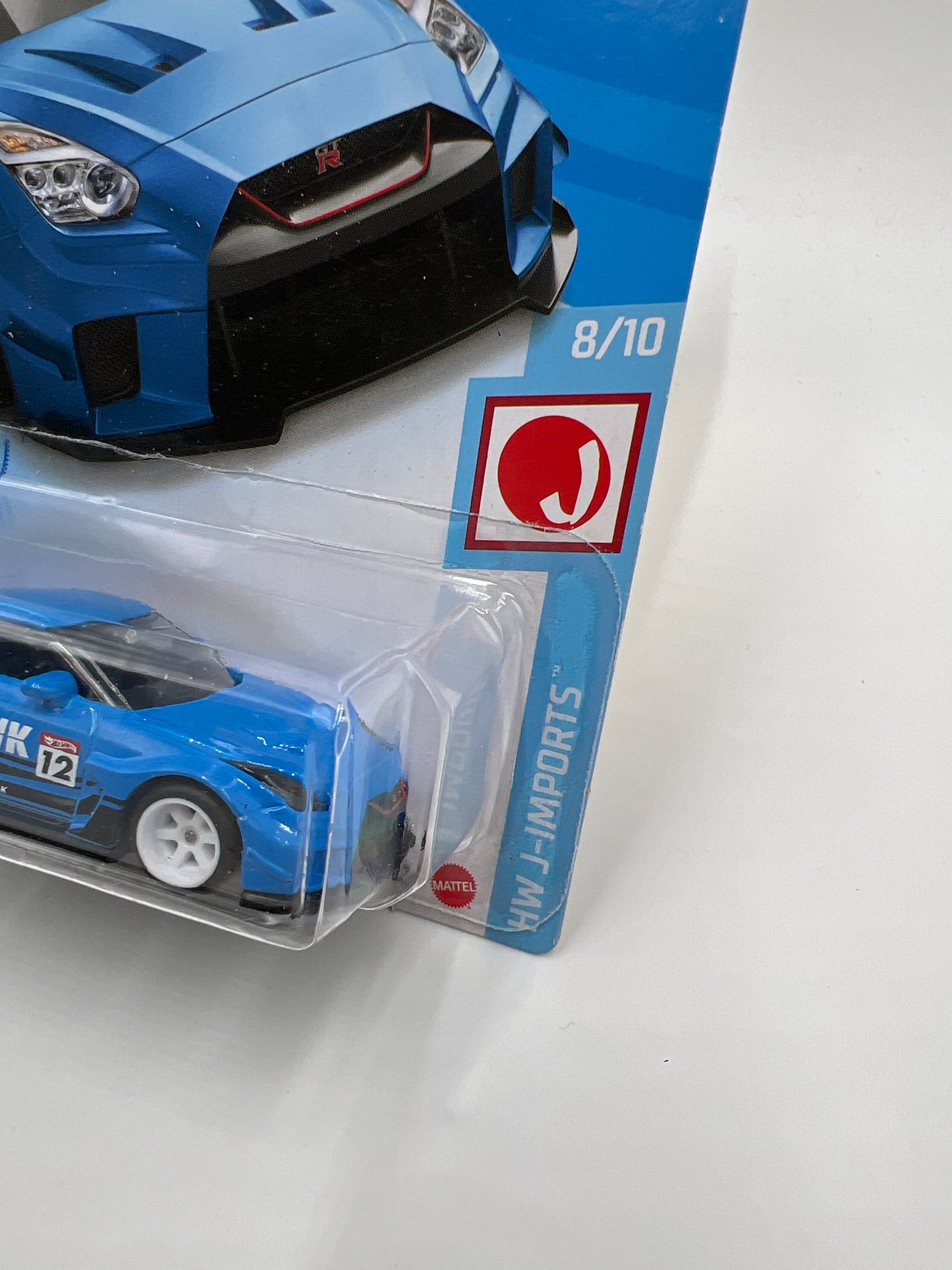 Hot Wheels LB-Silhouette Works GT Nissan 35GT-RR Ver.2 Blue Wheel Swap Custom On Card W/Protector SR