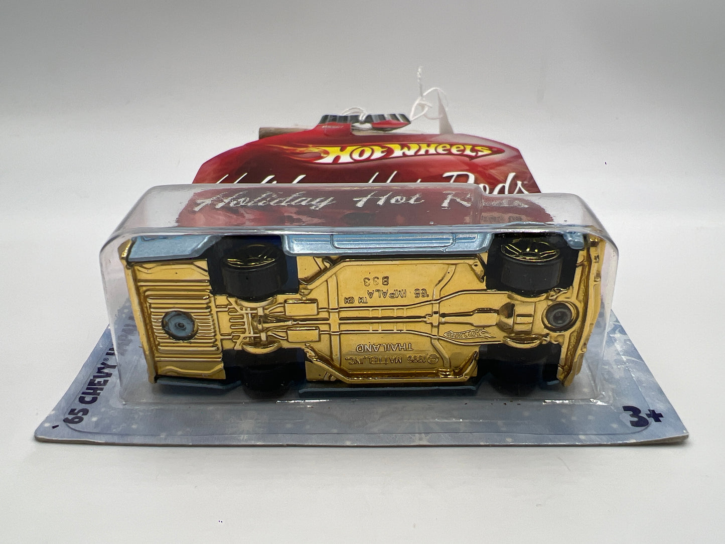 2009 Hot Wheels Holiday Hot Rods 65 Chevy Impala Light Blue 152A