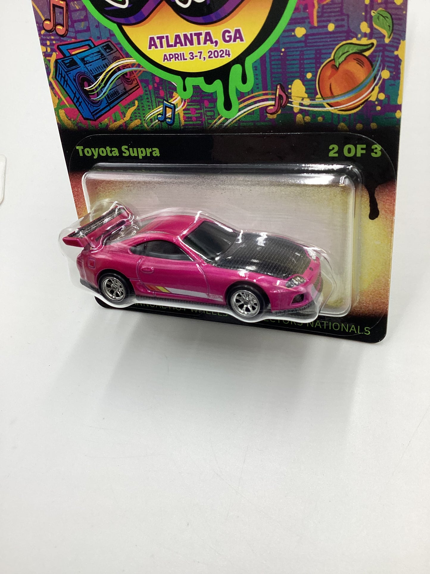 2024 Hot Wheels 24th Annual Collector Nationals Toyota Supra Pink 04729/06200