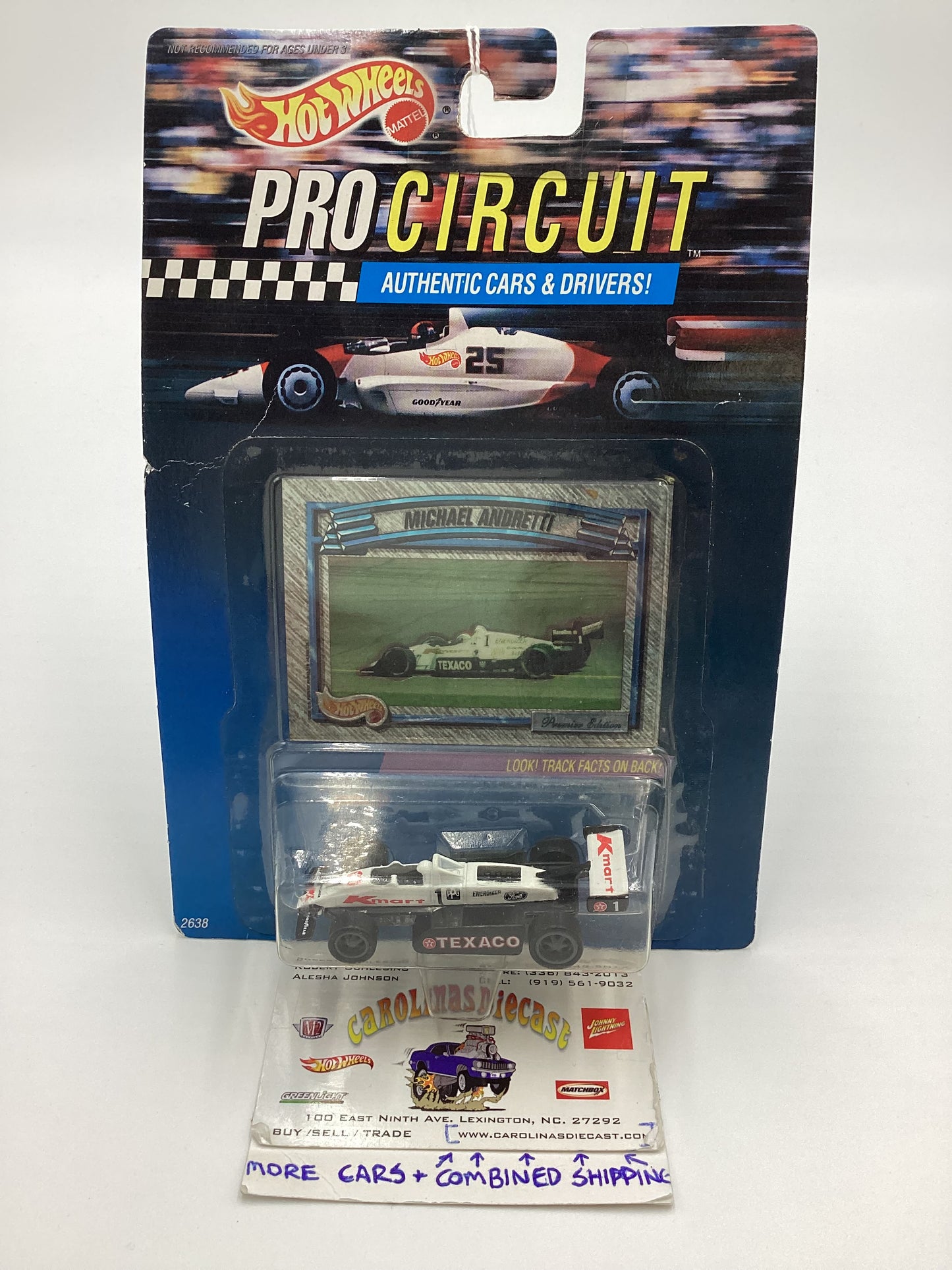 Hot Wheels Pro Circuit Valvoline Texaco Michael Andretti