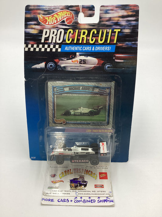 Hot Wheels Pro Circuit Valvoline Texaco Michael Andretti