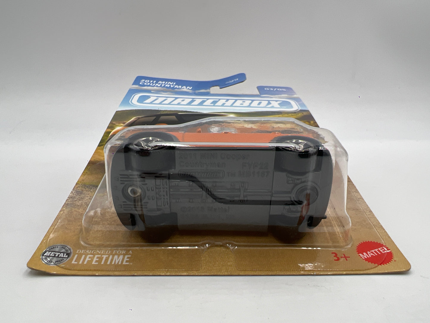 2025 Matchbox European Series #3 2011 Mini Countryman Orange 163H