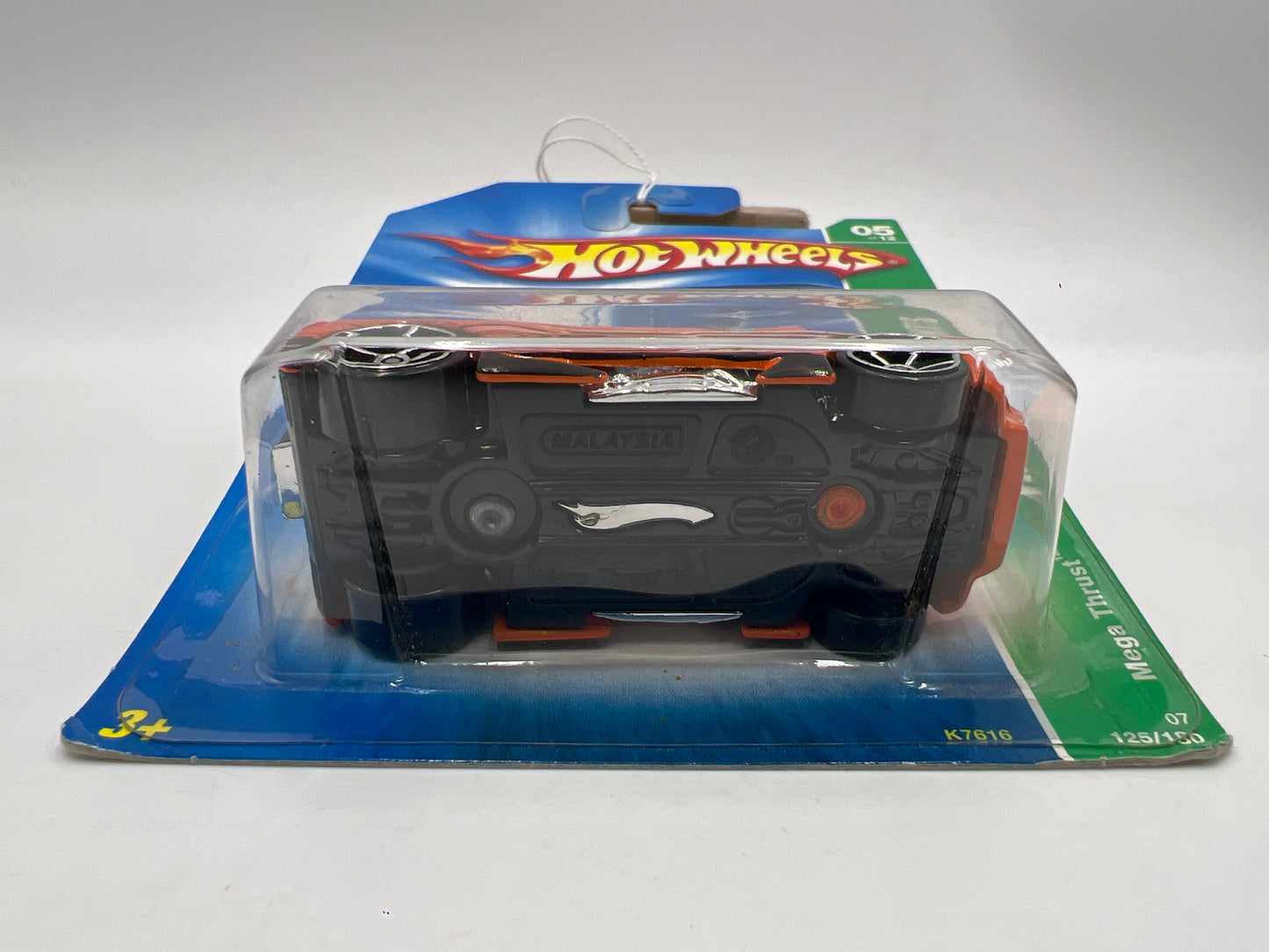2007 Hot Wheels Treasure Hunt #125 Mega Thrust Orange