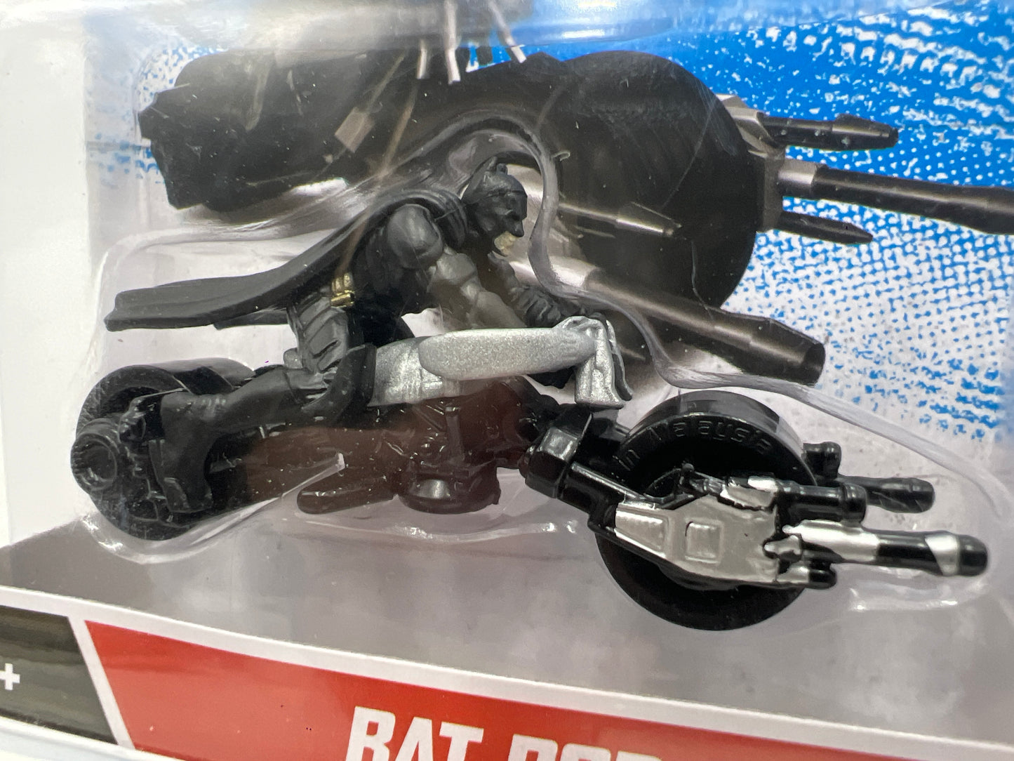 2013 Hot Wheels Motorcycles Batman The Dark Knight Bat-Pod W/Figure SR